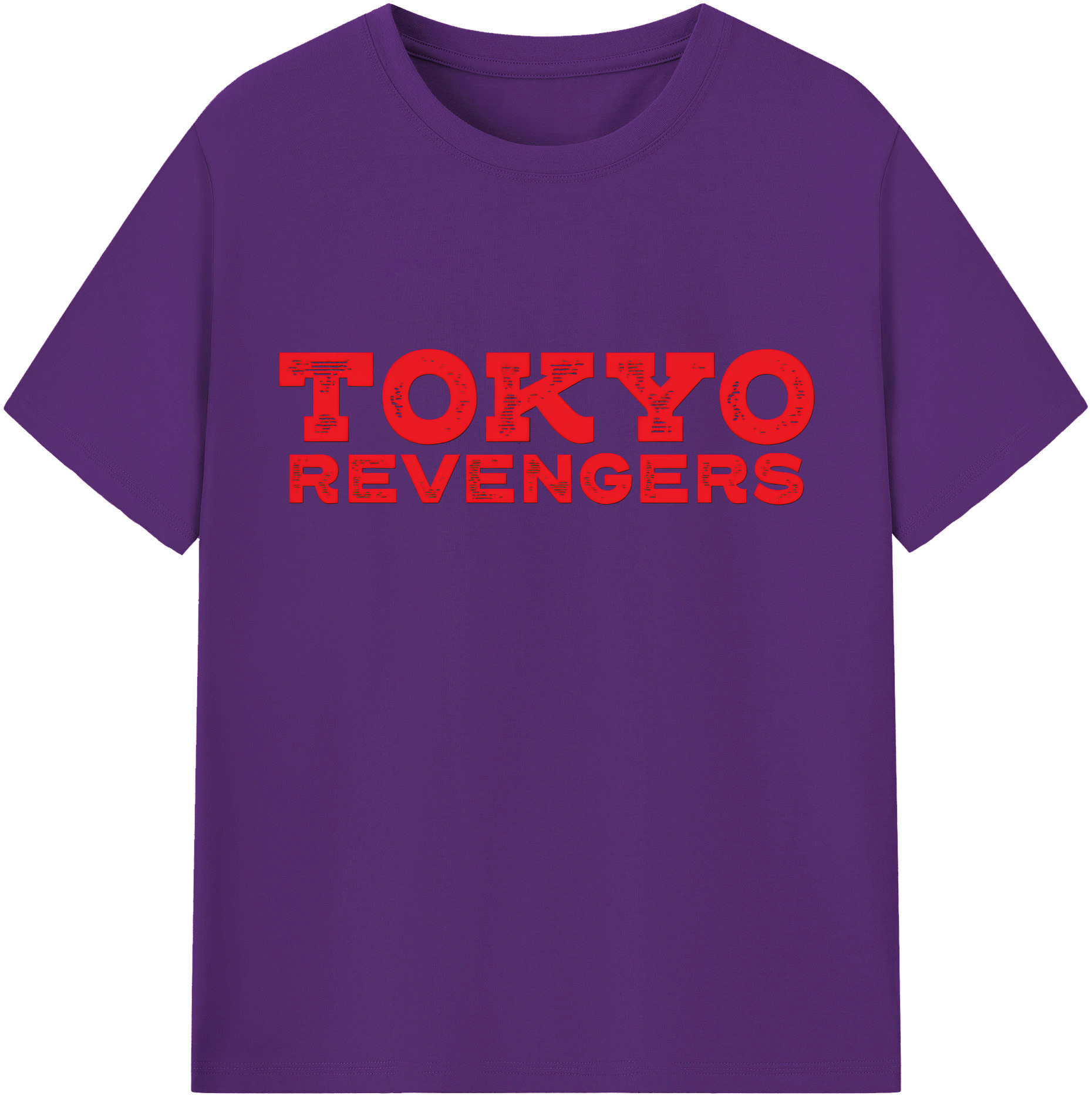 （画像用） 東京リベンジャーズ Tokyo Revengers 綿100％半袖Tシャツ（フロントプリント）