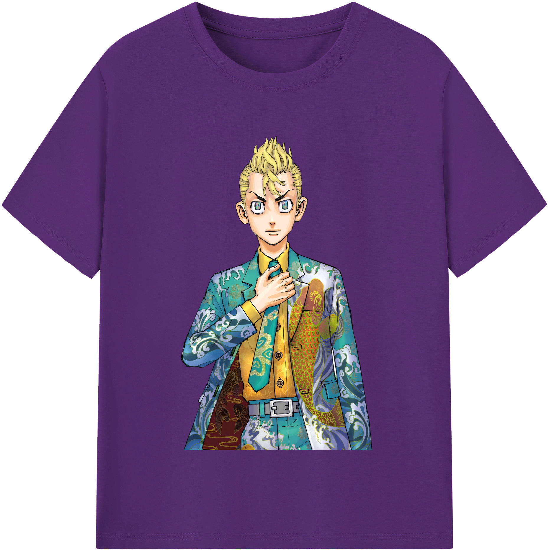 （画像用） 東京リベンジャーズ Tokyo Revengers 綿100％半袖Tシャツ（フロントプリント）