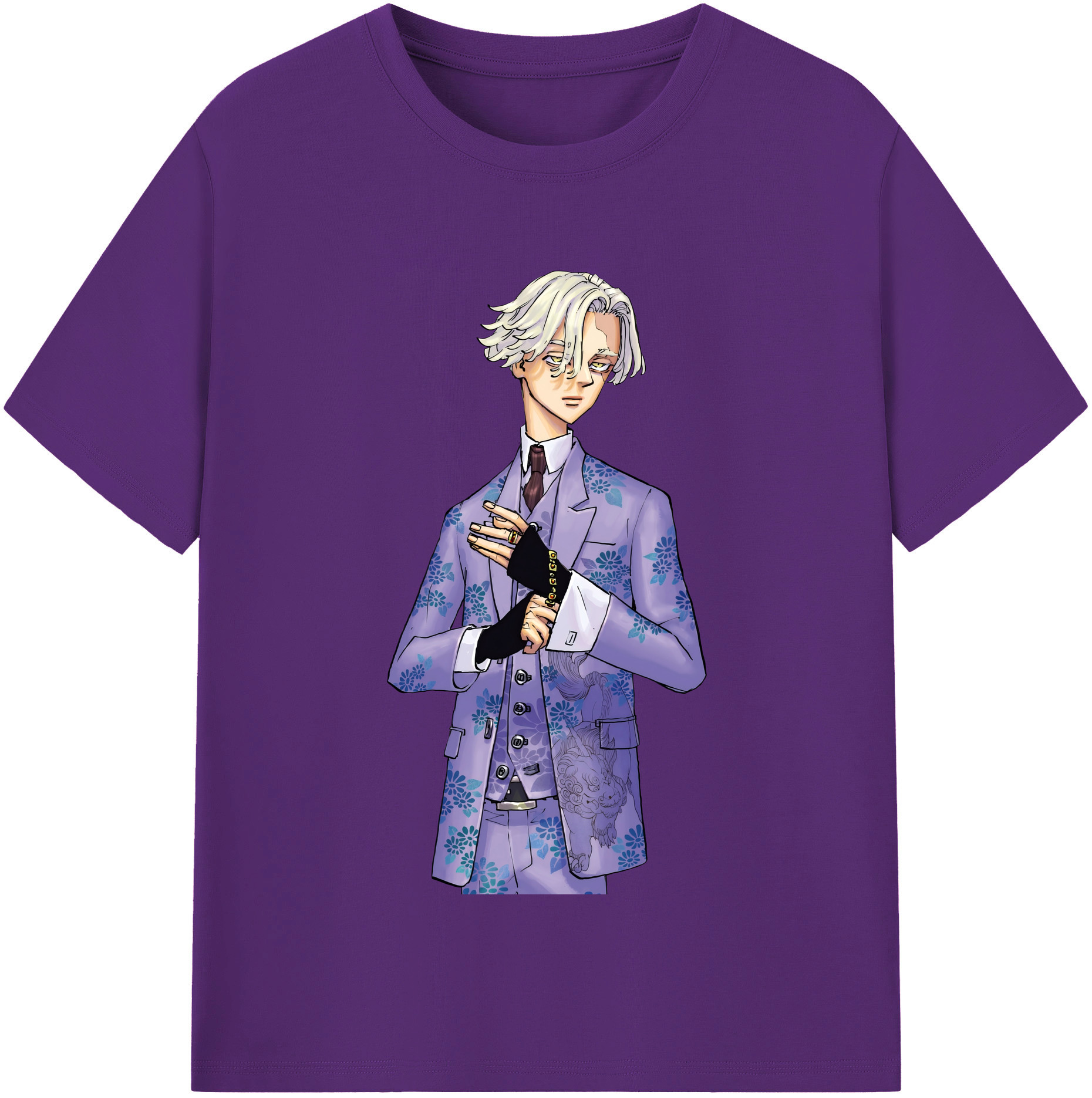（画像用） 東京リベンジャーズ Tokyo Revengers 綿100％半袖Tシャツ（フロントプリント）