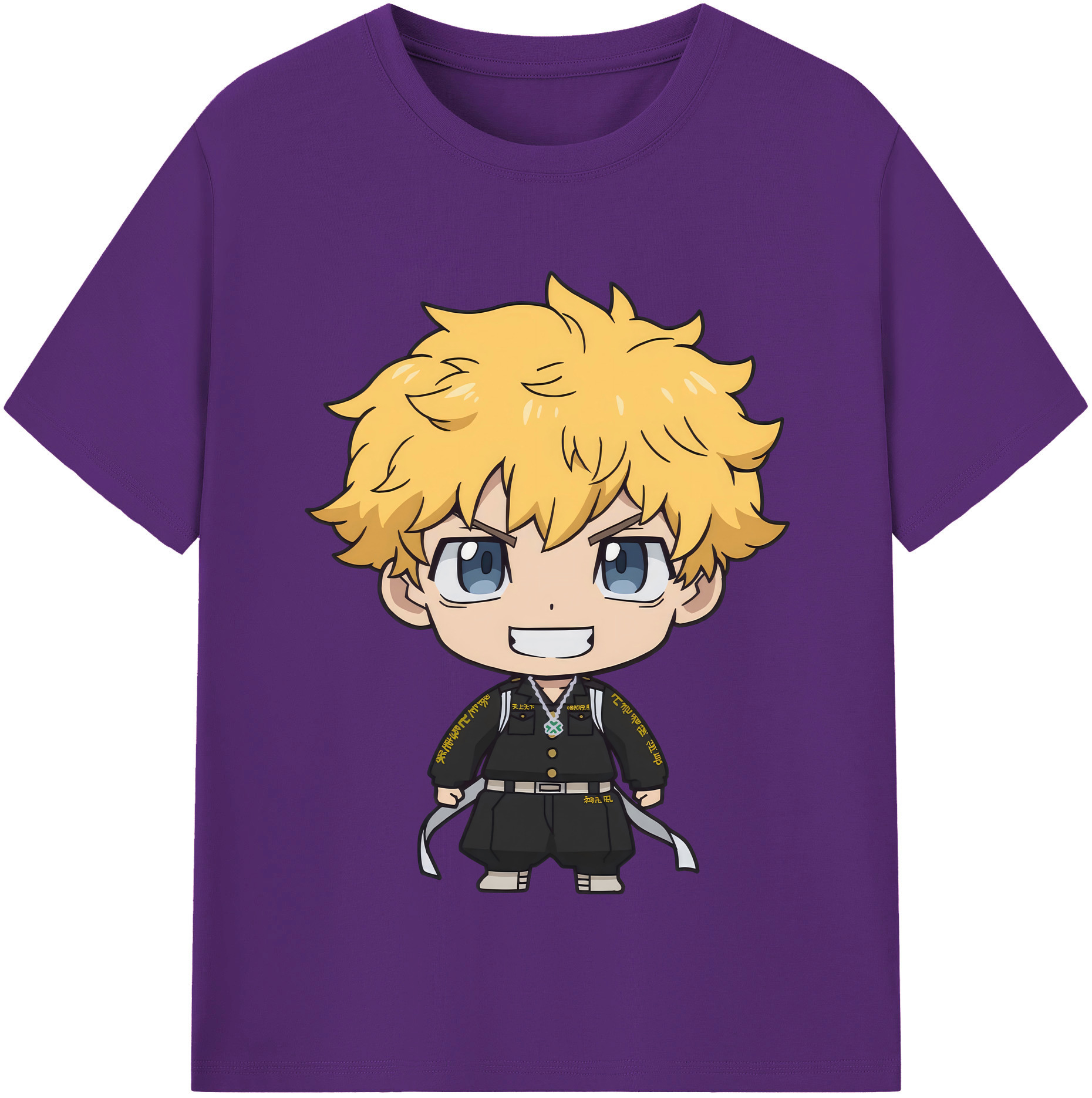 （画像用） 東京リベンジャーズ Tokyo Revengers 綿100％半袖Tシャツ（フロントプリント）
