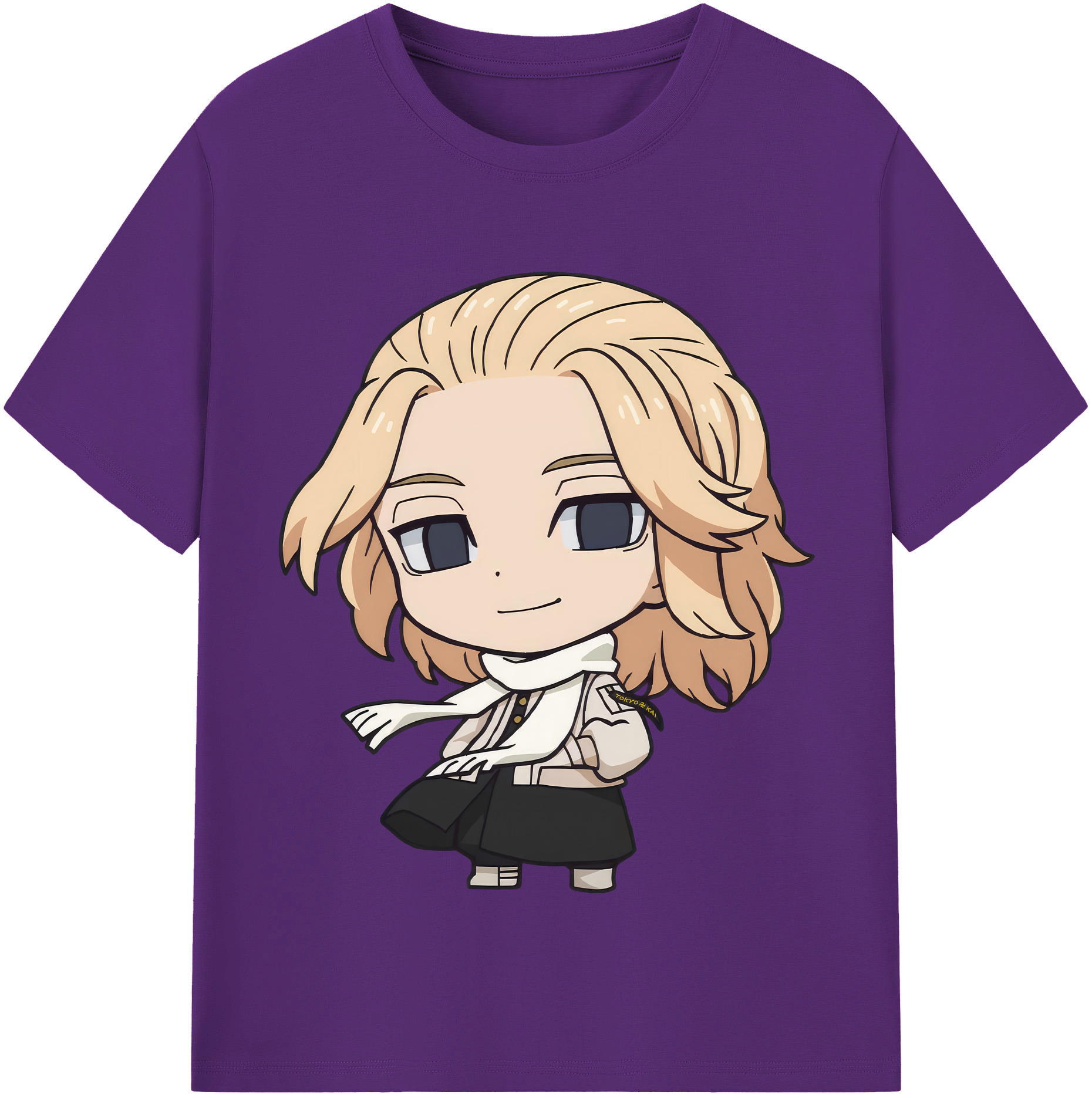 （画像用） 東京リベンジャーズ Tokyo Revengers 綿100％半袖Tシャツ（フロントプリント）