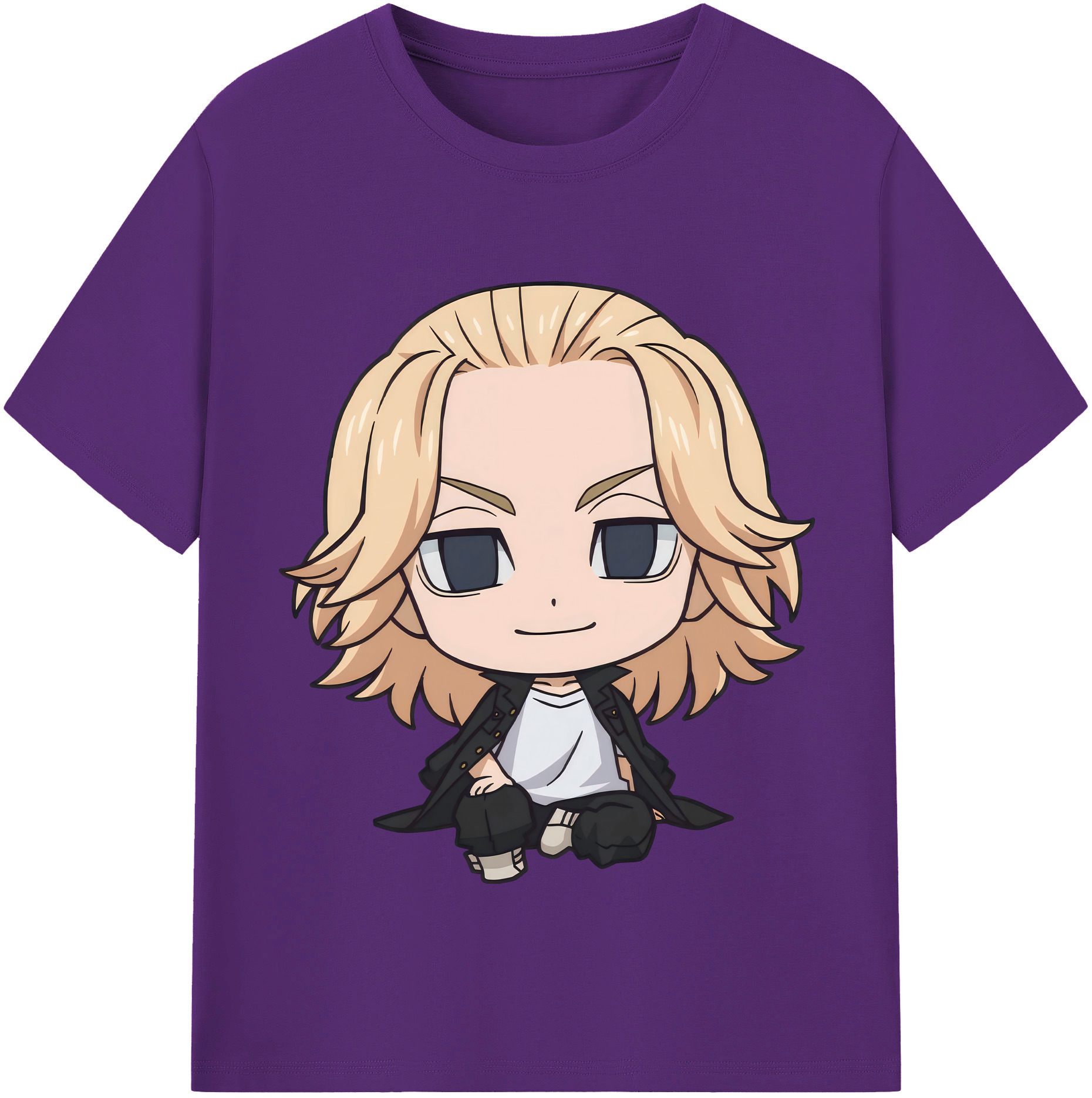 （画像用） 東京リベンジャーズ Tokyo Revengers 綿100％半袖Tシャツ（フロントプリント）