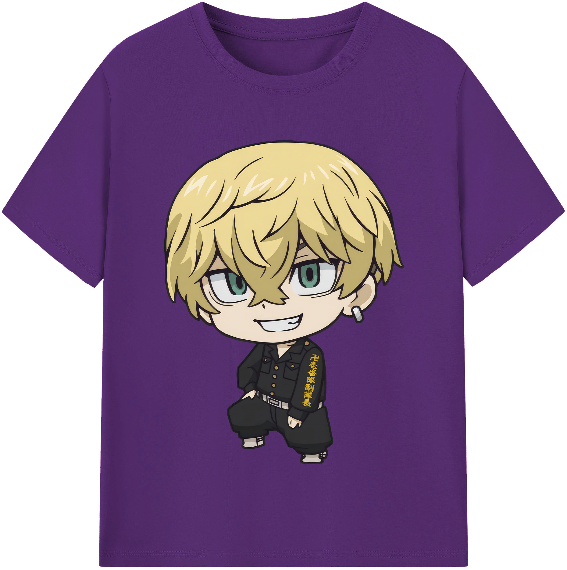 （画像用） 東京リベンジャーズ Tokyo Revengers 綿100％半袖Tシャツ（フロントプリント）