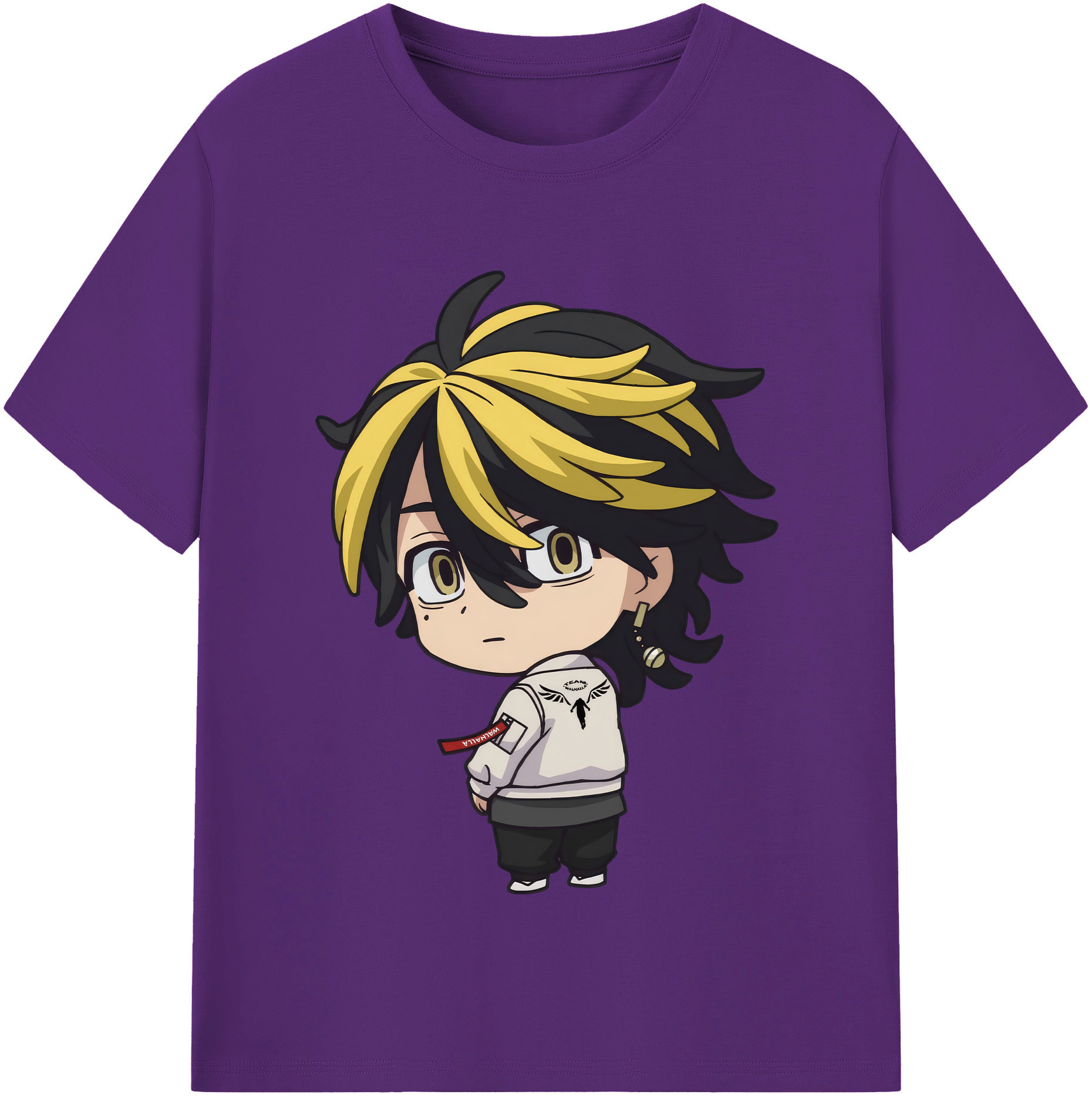 （画像用） 東京リベンジャーズ Tokyo Revengers 綿100％半袖Tシャツ（フロントプリント）