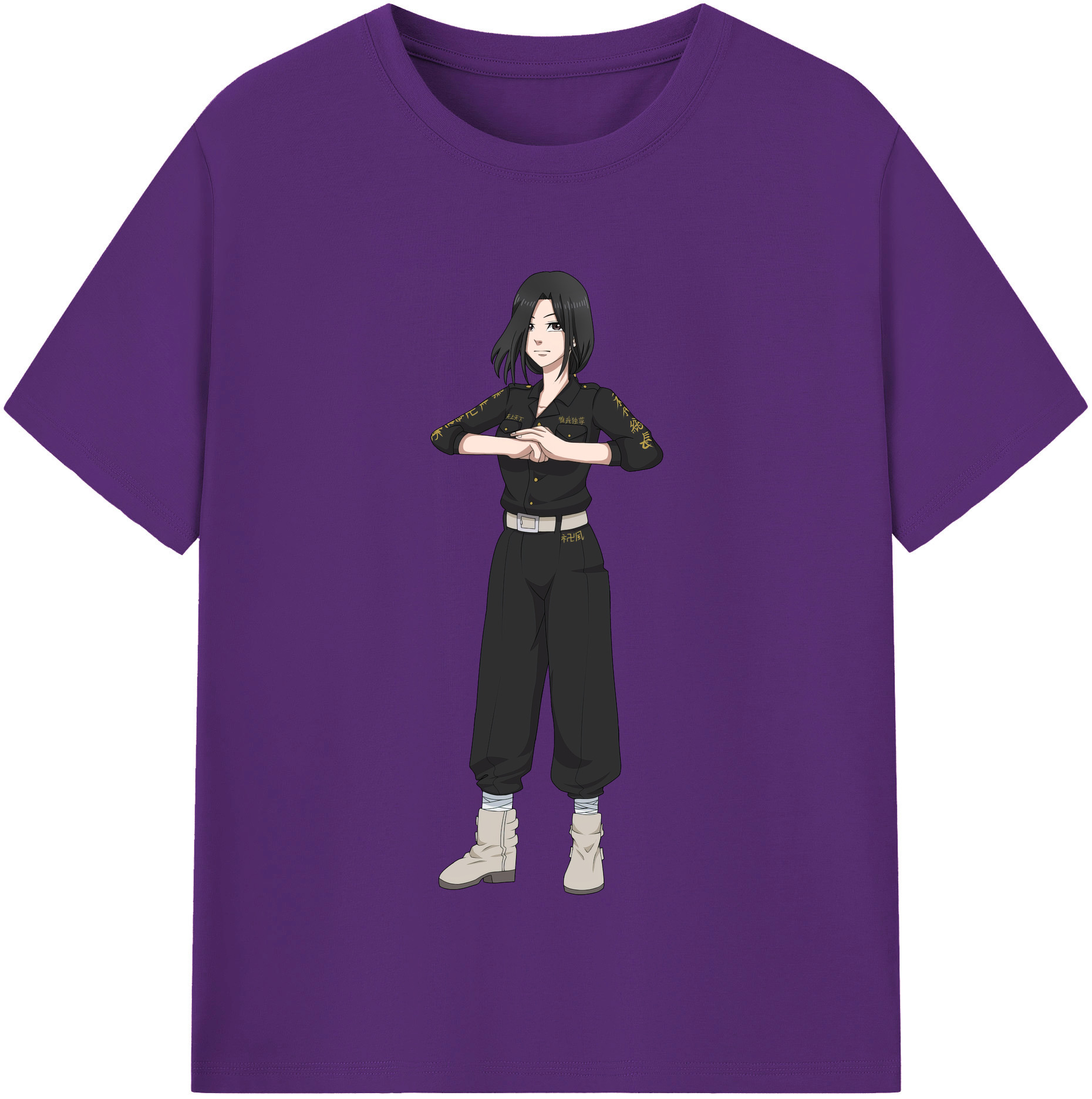 （画像用） 東京リベンジャーズ Tokyo Revengers 綿100％半袖Tシャツ（フロントプリント）