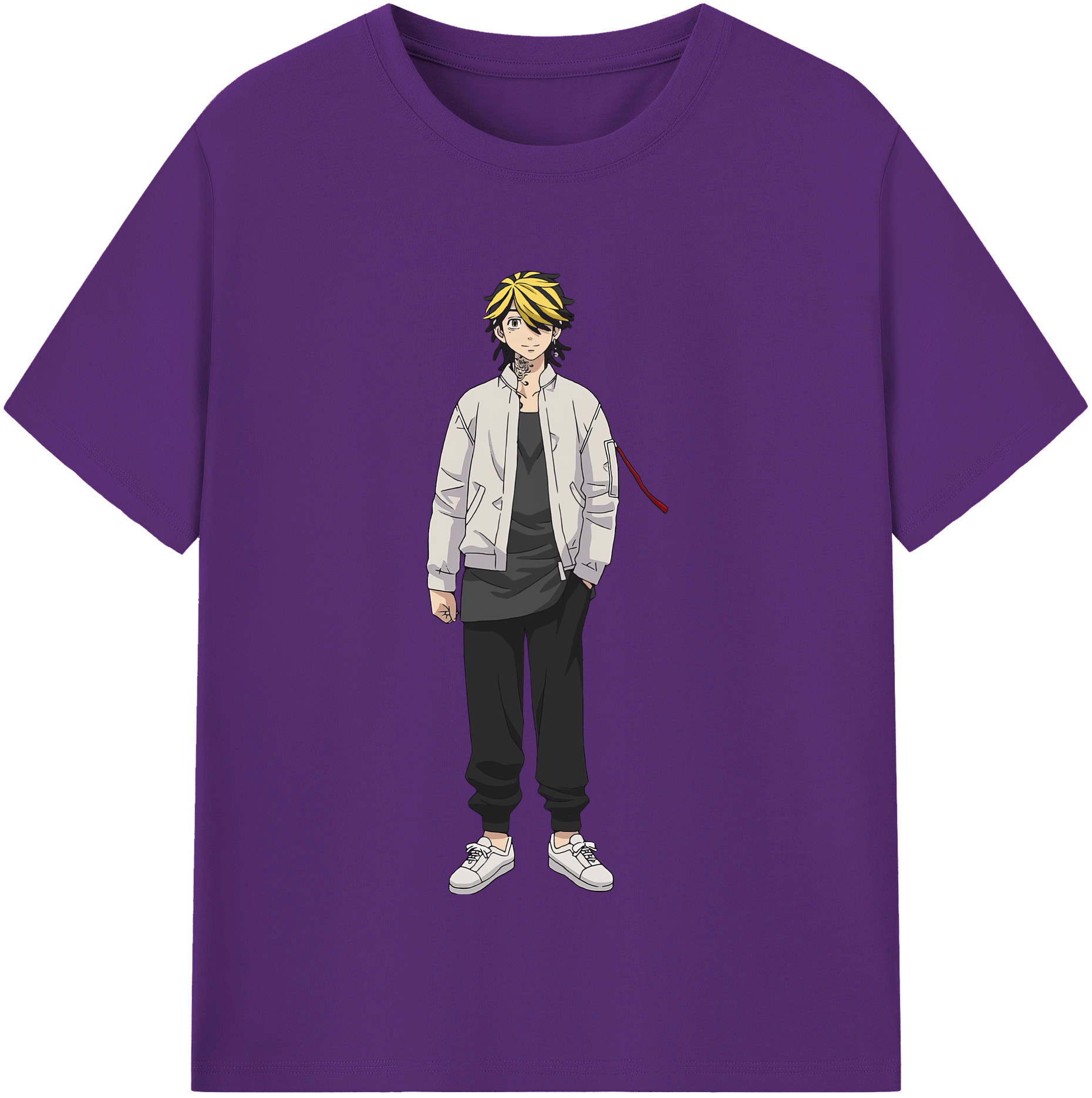 （画像用） 東京リベンジャーズ Tokyo Revengers 綿100％半袖Tシャツ（フロントプリント）