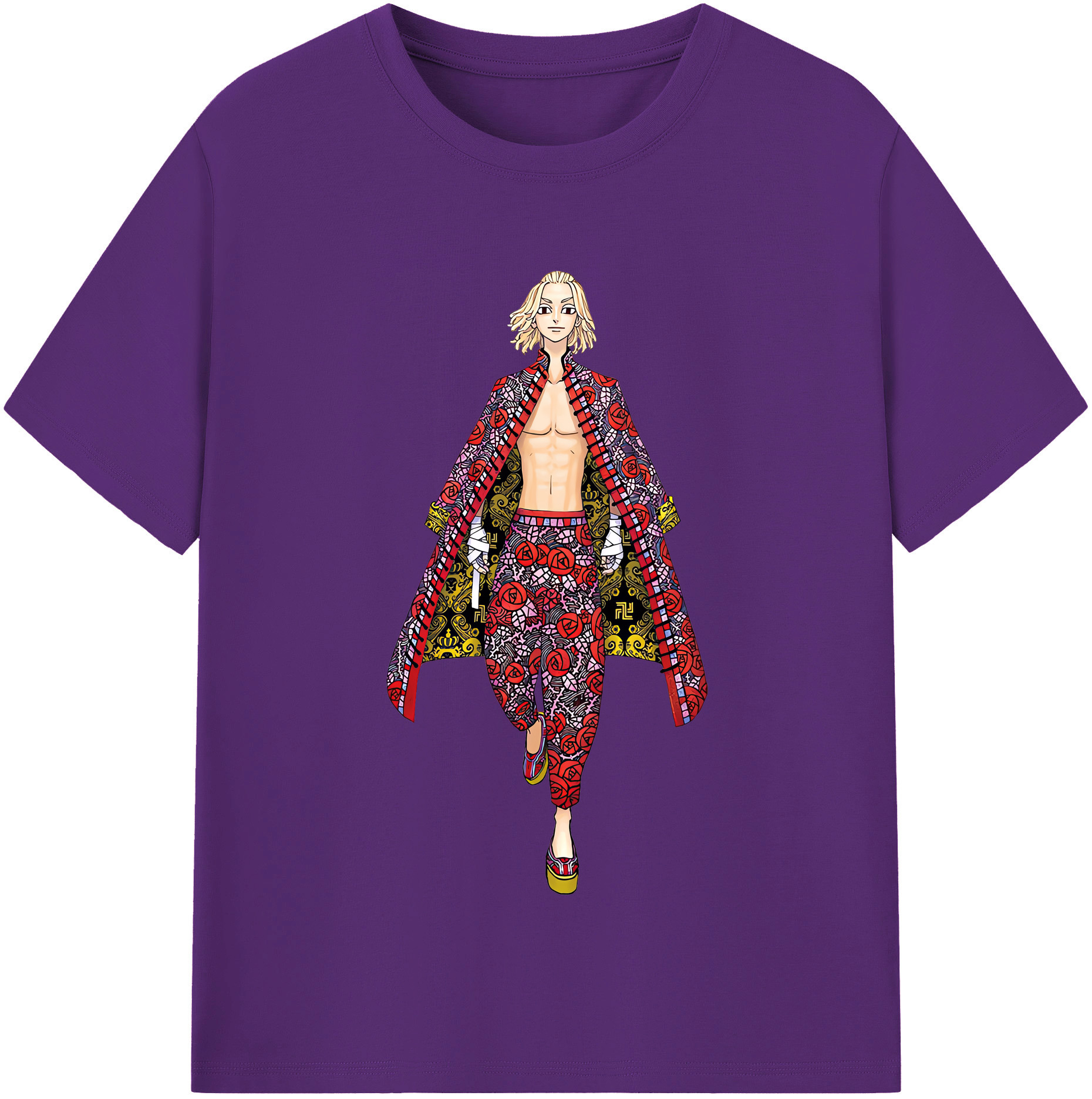 （画像用） 東京リベンジャーズ Tokyo Revengers 綿100％半袖Tシャツ（フロントプリント）