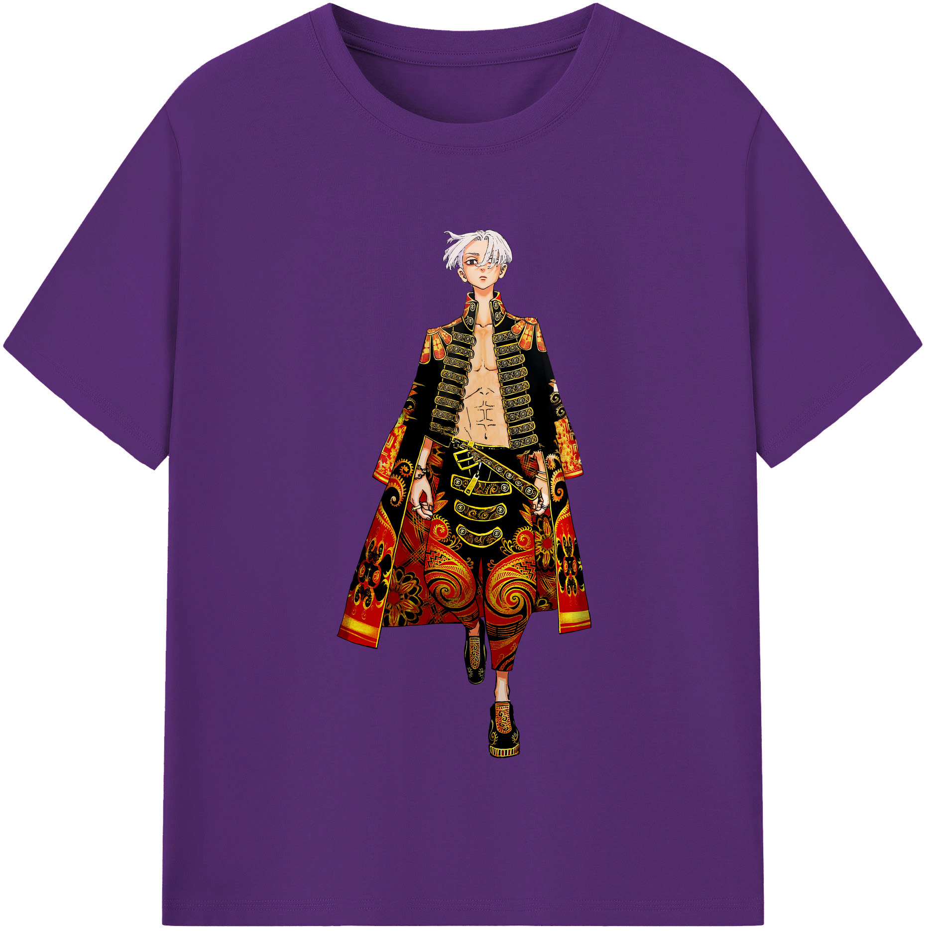 （画像用） 東京リベンジャーズ Tokyo Revengers 綿100％半袖Tシャツ（フロントプリント）