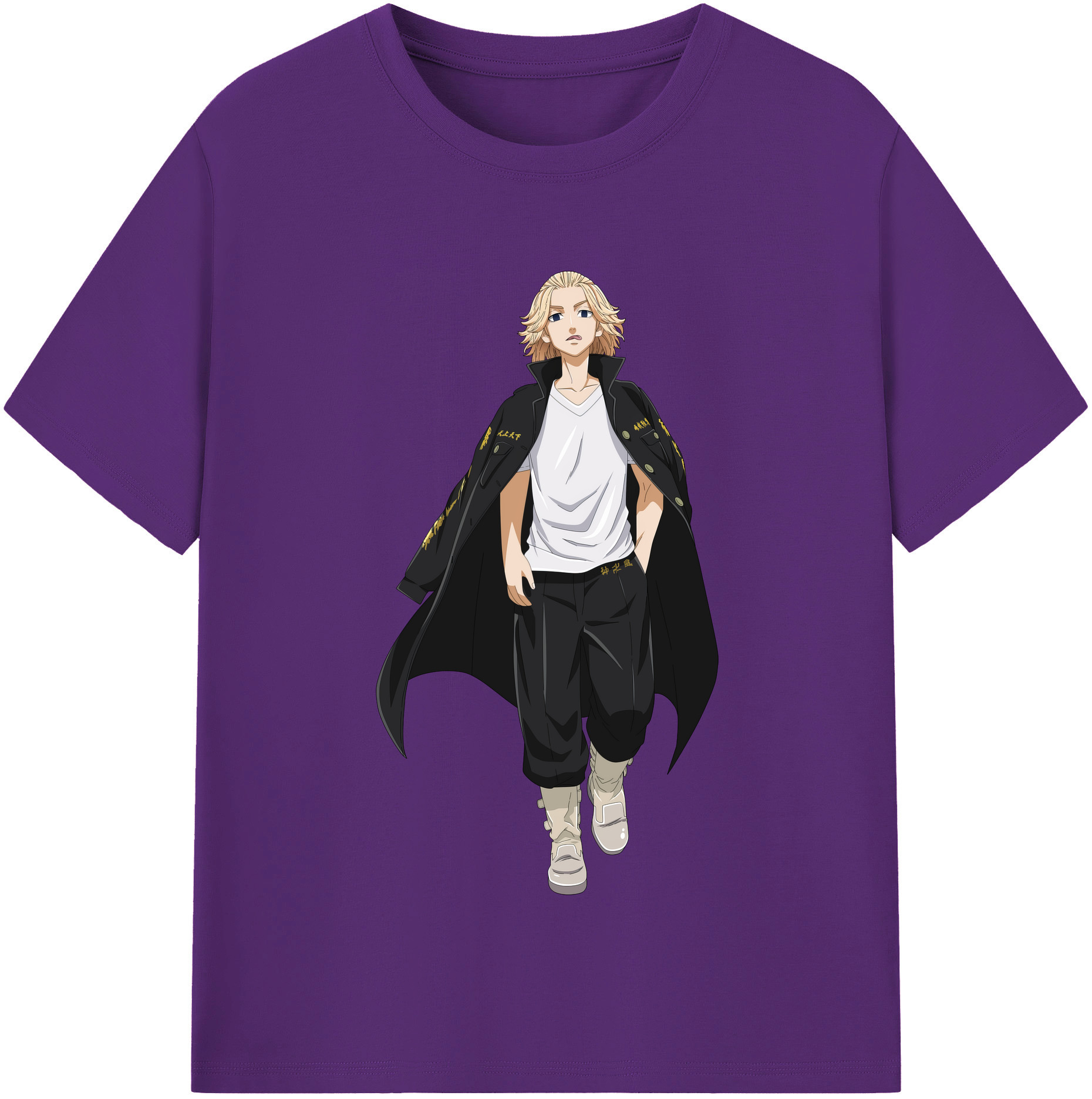 （画像用） 東京リベンジャーズ Tokyo Revengers 綿100％半袖Tシャツ（フロントプリント）