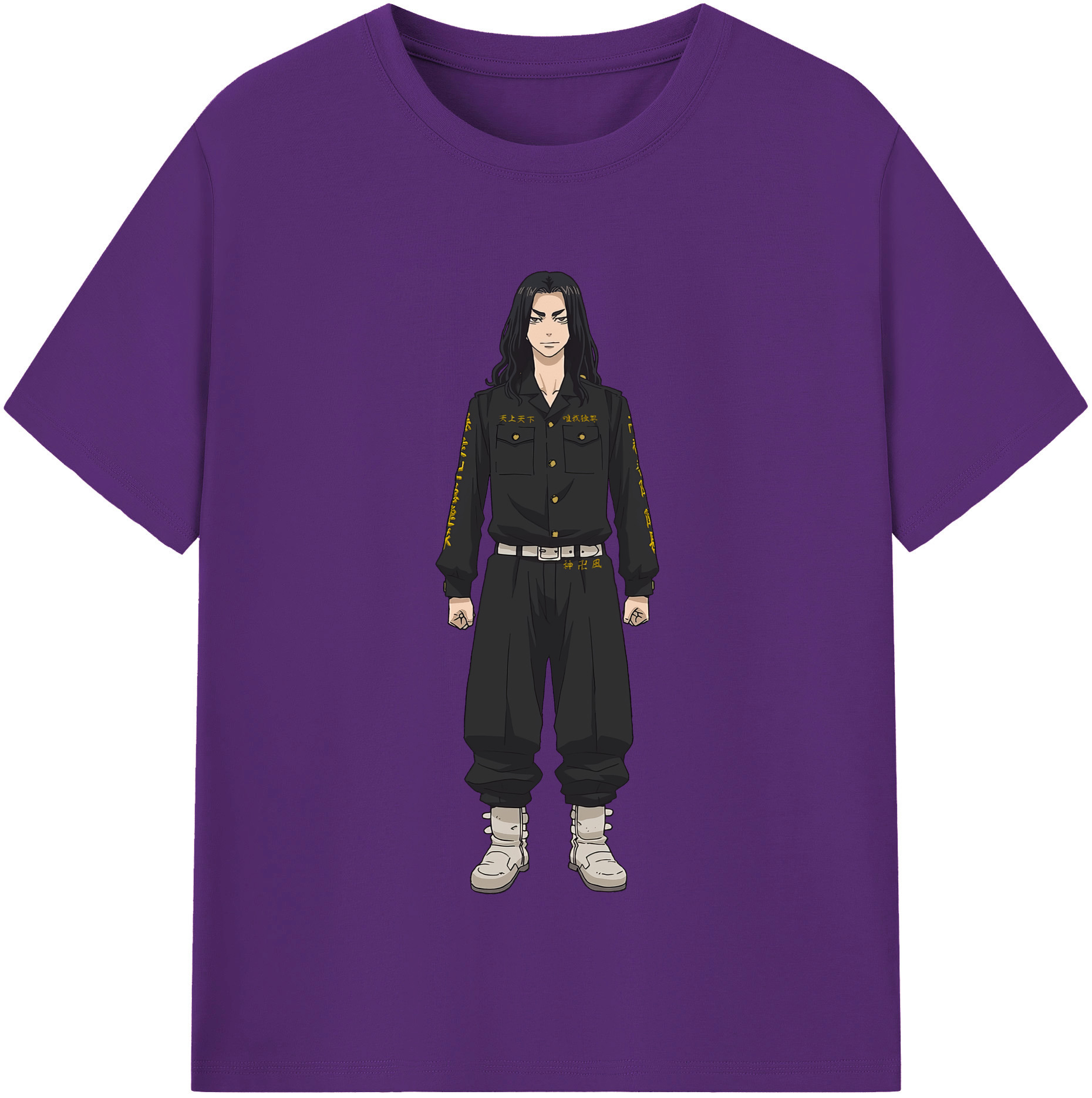 （画像用） 東京リベンジャーズ Tokyo Revengers 綿100％半袖Tシャツ（フロントプリント）