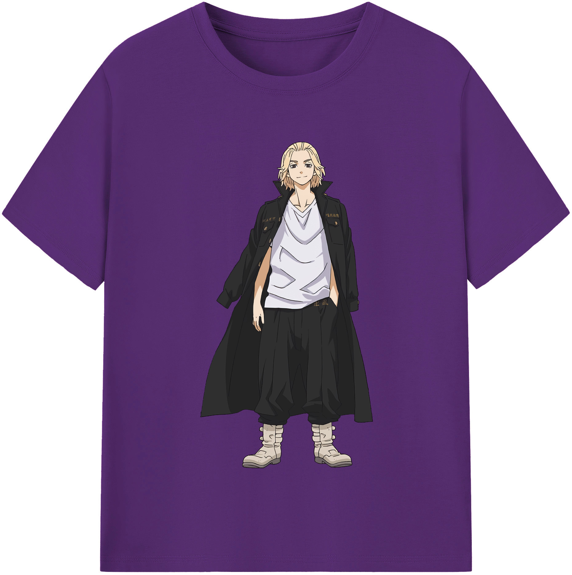 （画像用） 東京リベンジャーズ Tokyo Revengers 綿100％半袖Tシャツ（フロントプリント）