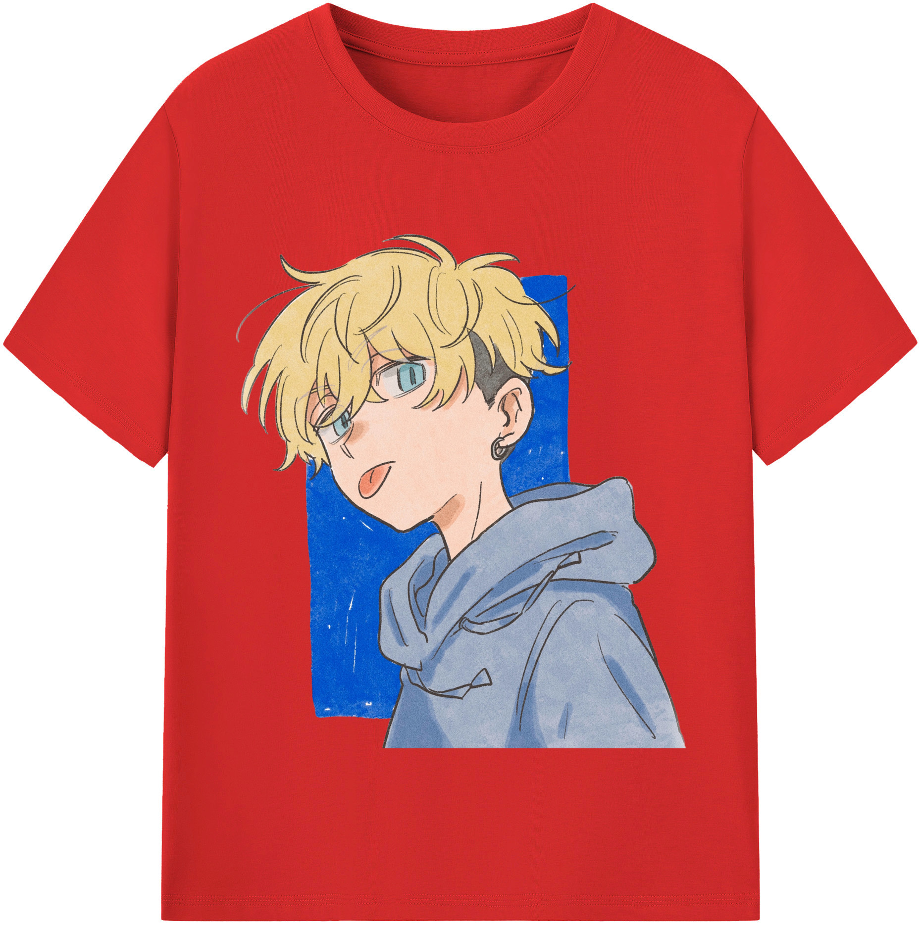 （画像用） 東京リベンジャーズ Tokyo Revengers 綿100％半袖Tシャツ（フロントプリント）