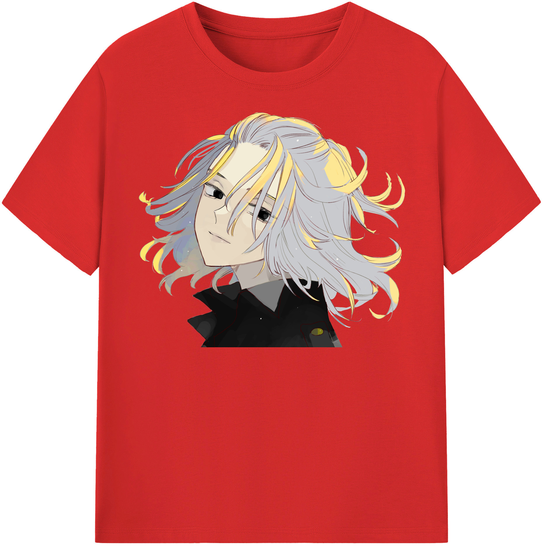 （画像用） 東京リベンジャーズ Tokyo Revengers 綿100％半袖Tシャツ（フロントプリント）
