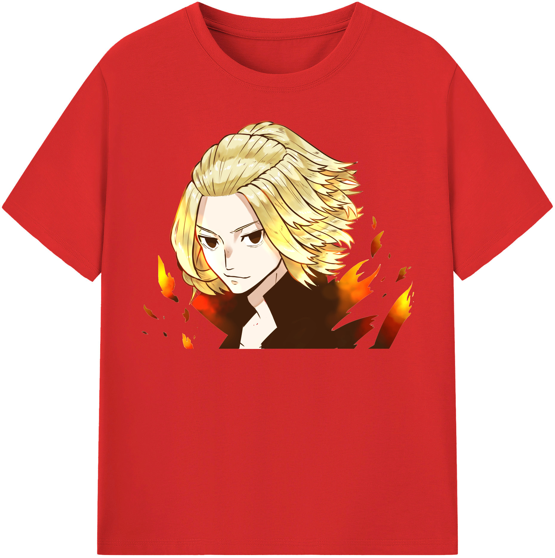 （画像用） 東京リベンジャーズ Tokyo Revengers 綿100％半袖Tシャツ（フロントプリント）