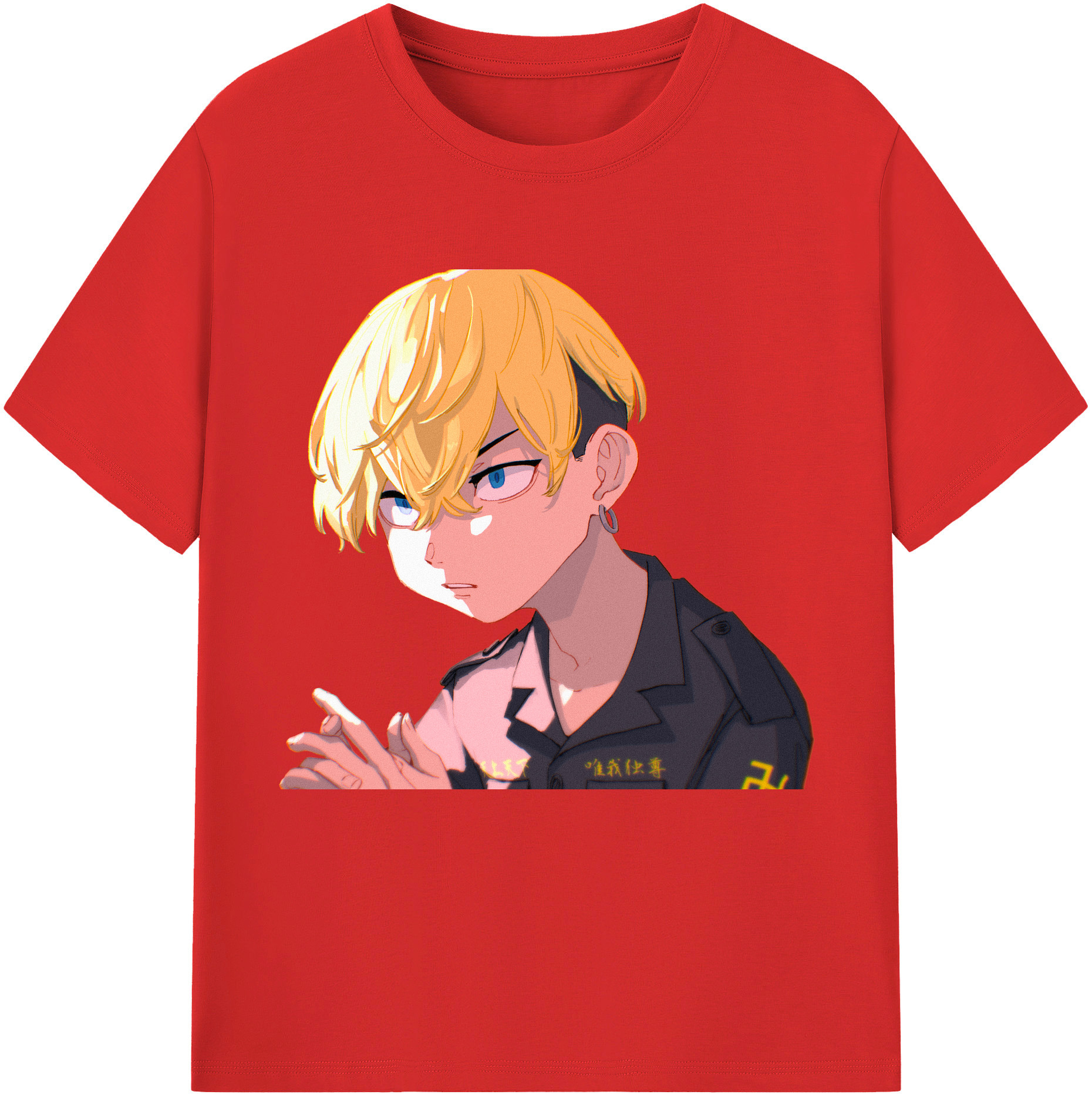 （画像用） 東京リベンジャーズ Tokyo Revengers 綿100％半袖Tシャツ（フロントプリント）