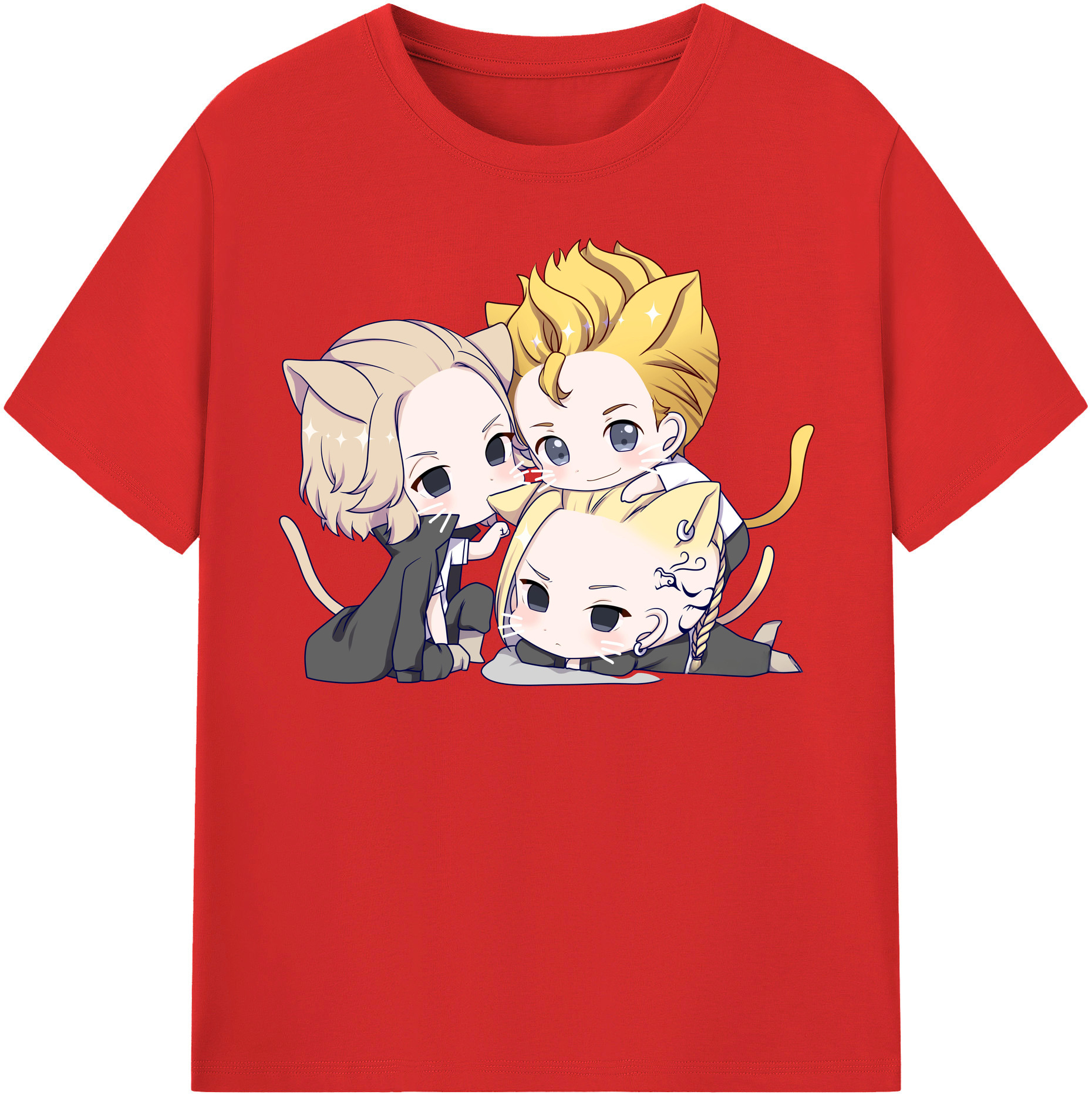 （画像用） 東京リベンジャーズ Tokyo Revengers 綿100％半袖Tシャツ（フロントプリント）