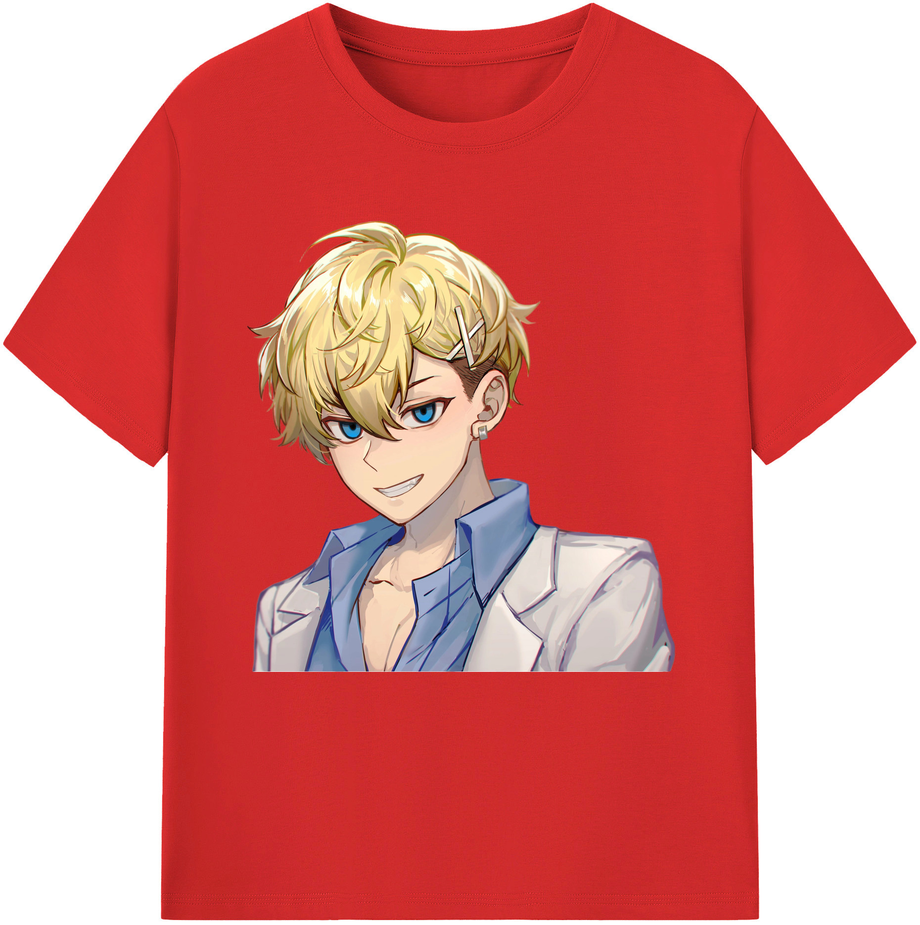 （画像用） 東京リベンジャーズ Tokyo Revengers 綿100％半袖Tシャツ（フロントプリント）