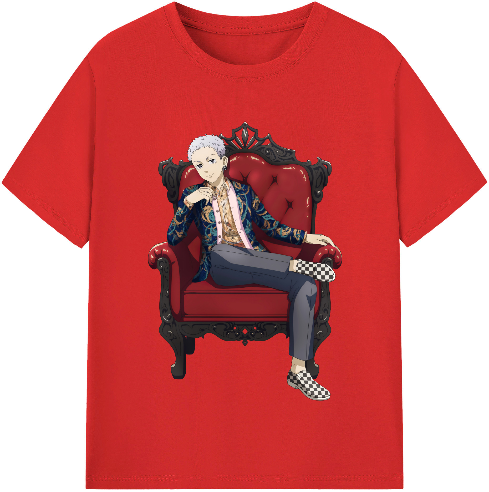 （画像用） 東京リベンジャーズ Tokyo Revengers 綿100％半袖Tシャツ（フロントプリント）