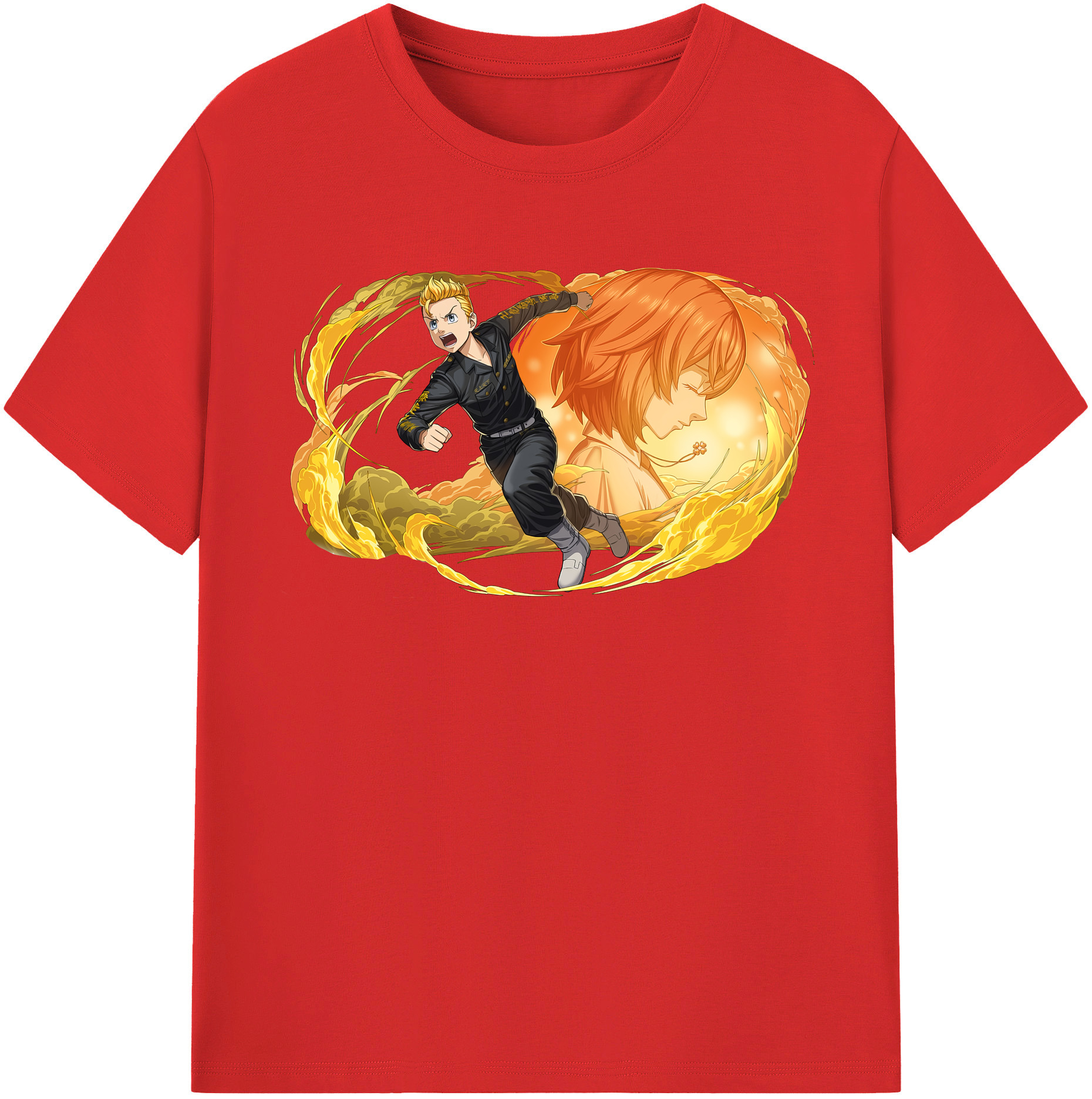 （画像用） 東京リベンジャーズ Tokyo Revengers 綿100％半袖Tシャツ（フロントプリント）