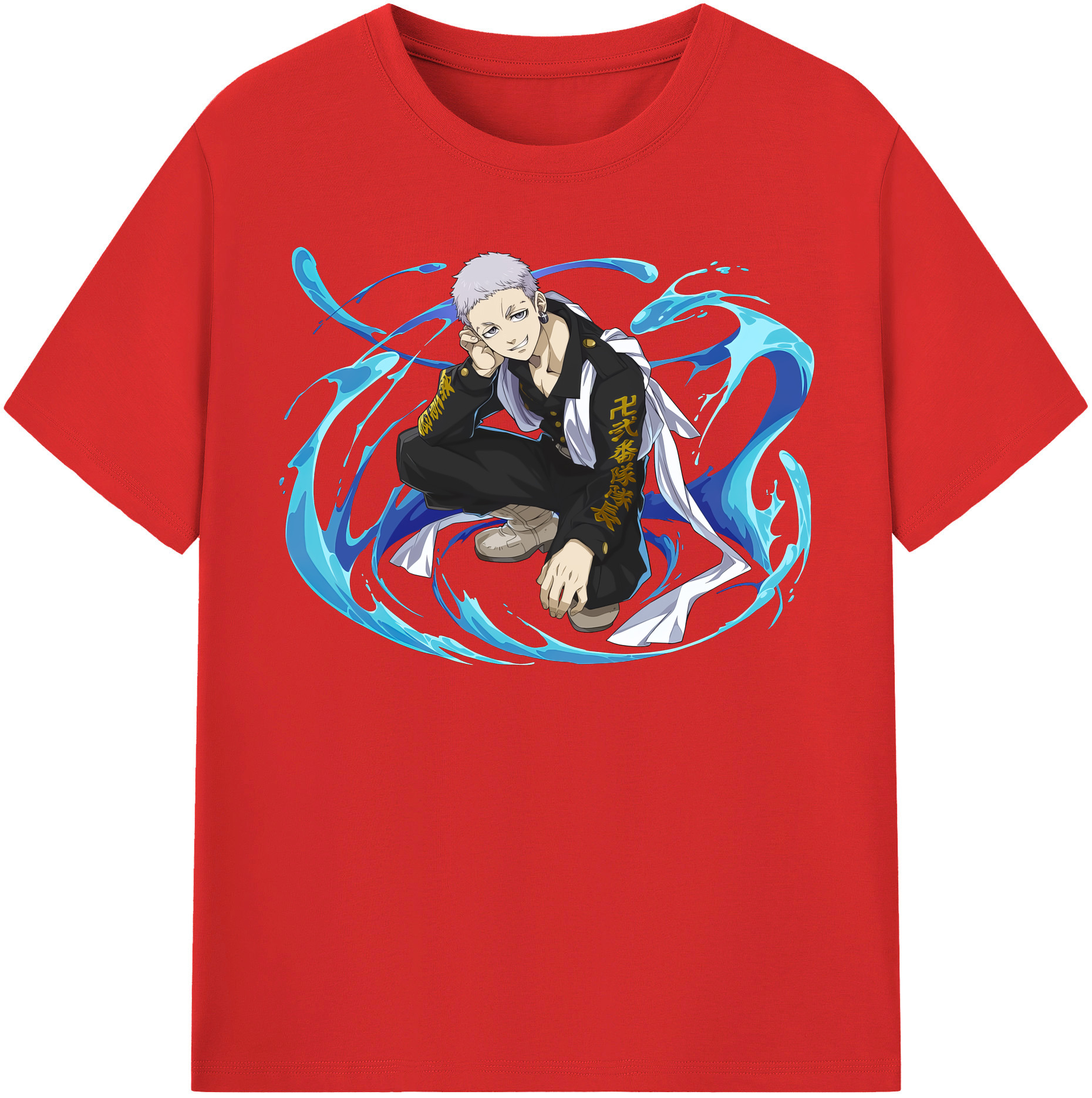 （画像用） 東京リベンジャーズ Tokyo Revengers 綿100％半袖Tシャツ（フロントプリント）
