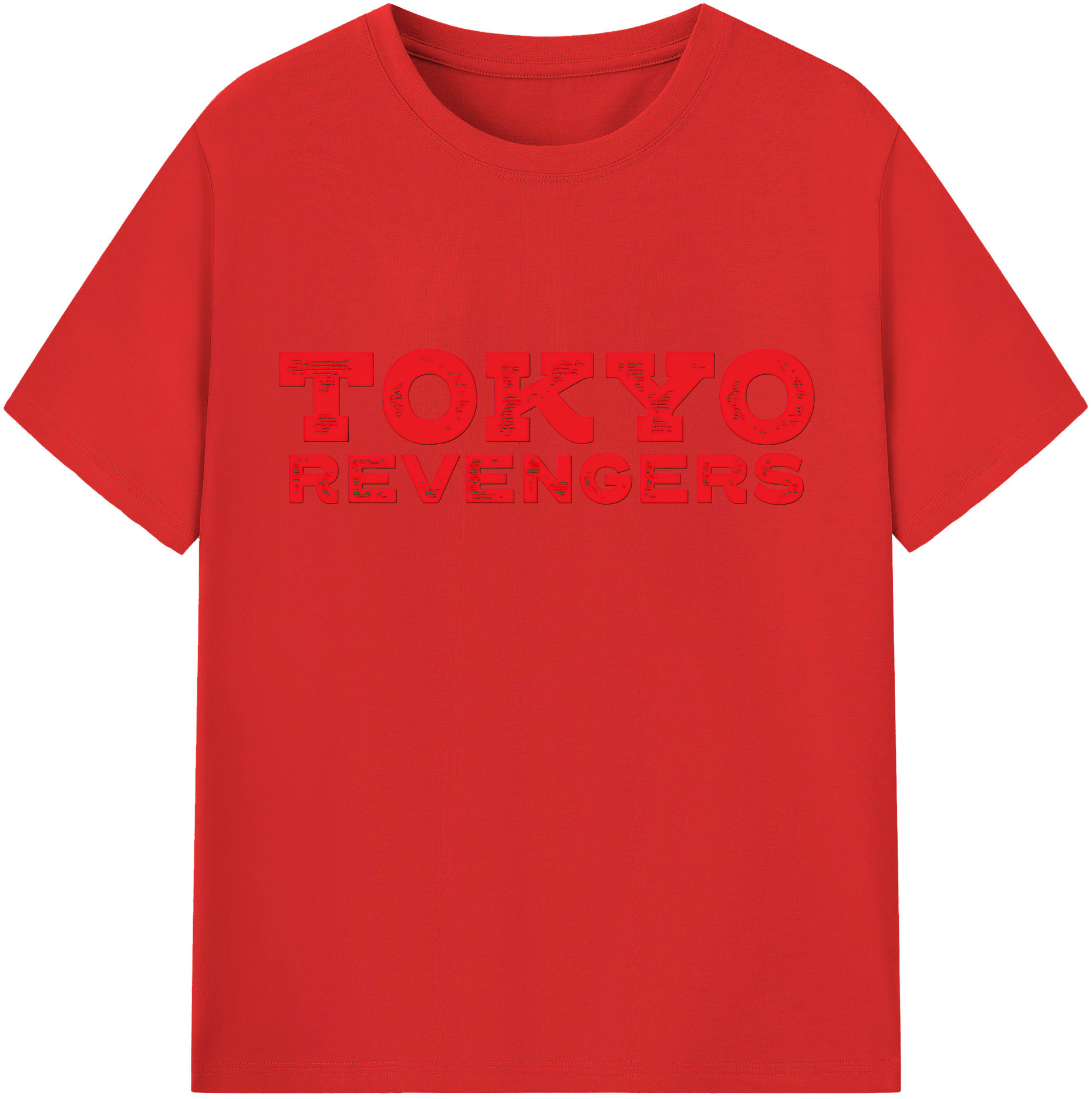 （画像用） 東京リベンジャーズ Tokyo Revengers 綿100％半袖Tシャツ（フロントプリント）