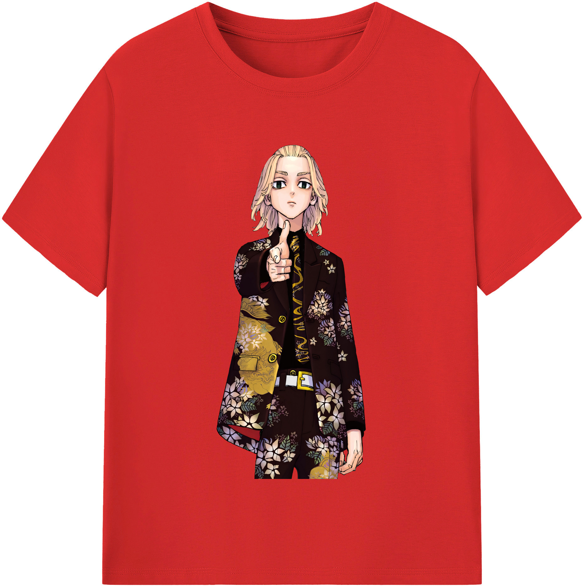 （画像用） 東京リベンジャーズ Tokyo Revengers 綿100％半袖Tシャツ（フロントプリント）