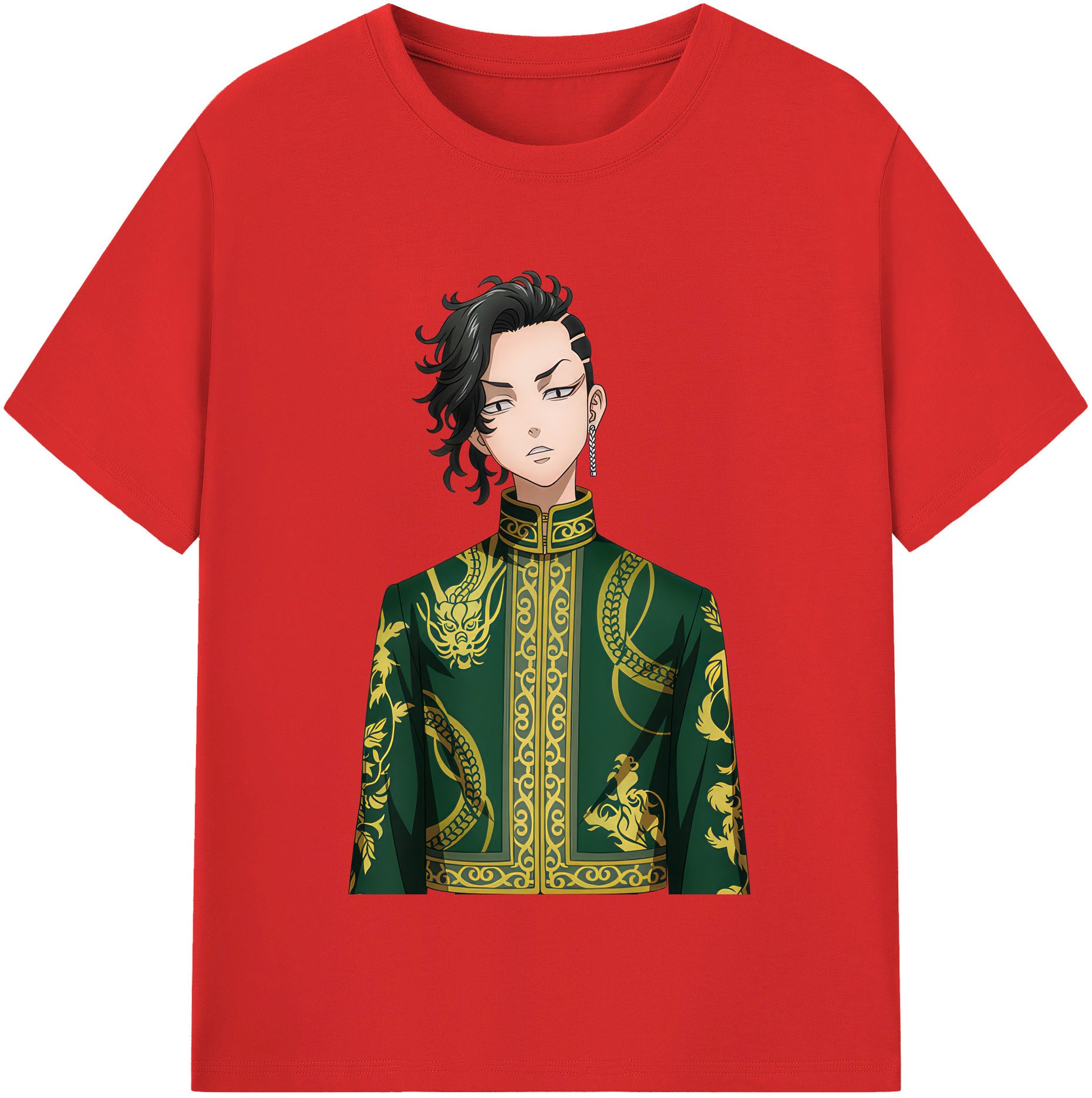 （画像用） 東京リベンジャーズ Tokyo Revengers 綿100％半袖Tシャツ（フロントプリント）