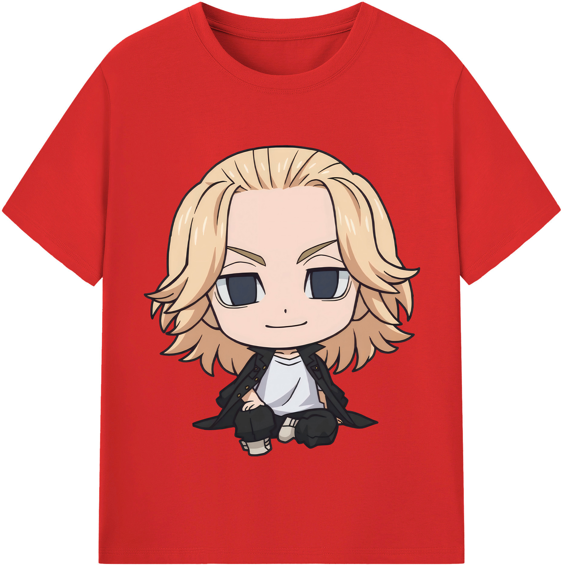 （画像用） 東京リベンジャーズ Tokyo Revengers 綿100％半袖Tシャツ（フロントプリント）