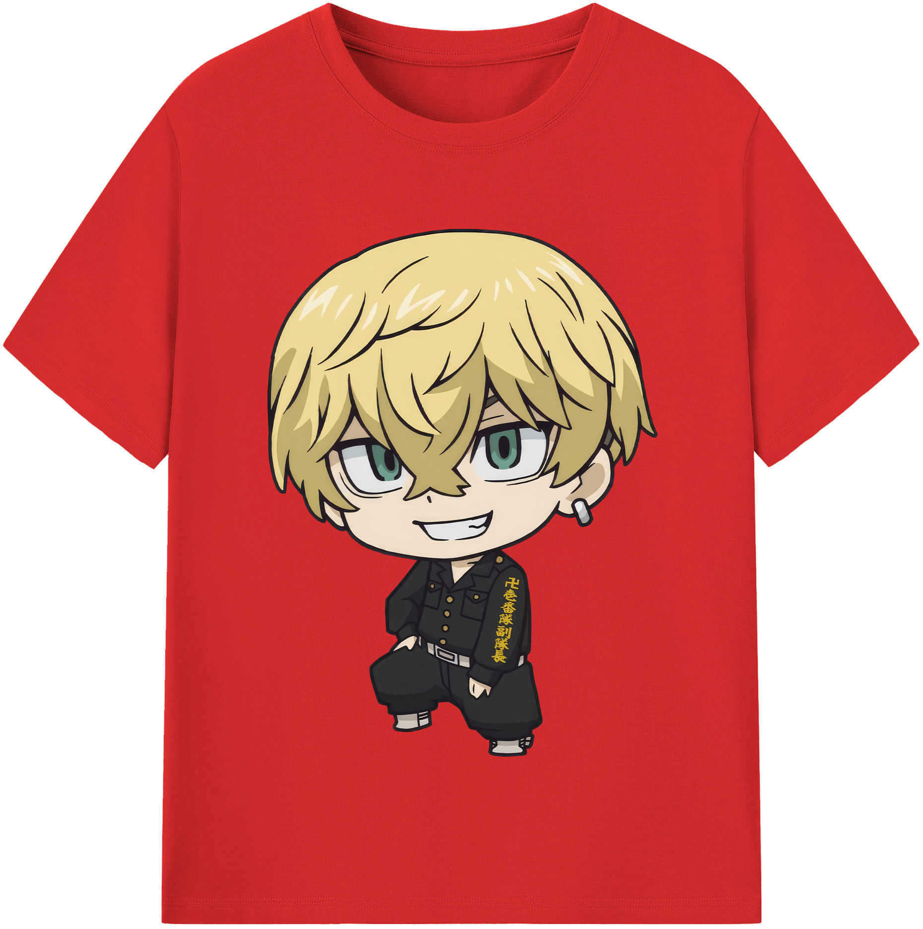 （画像用） 東京リベンジャーズ Tokyo Revengers 綿100％半袖Tシャツ（フロントプリント）