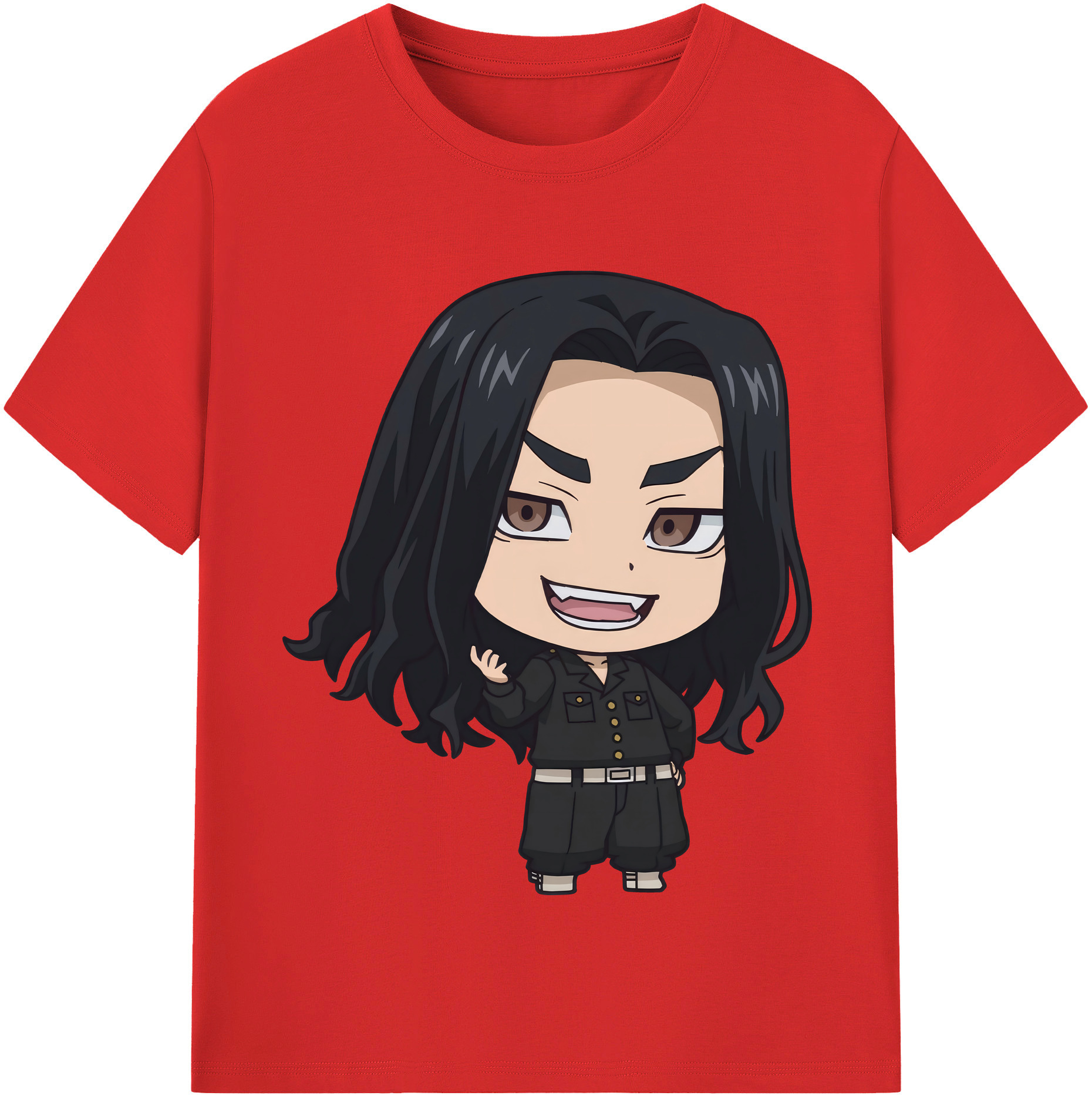 （画像用） 東京リベンジャーズ Tokyo Revengers 綿100％半袖Tシャツ（フロントプリント）