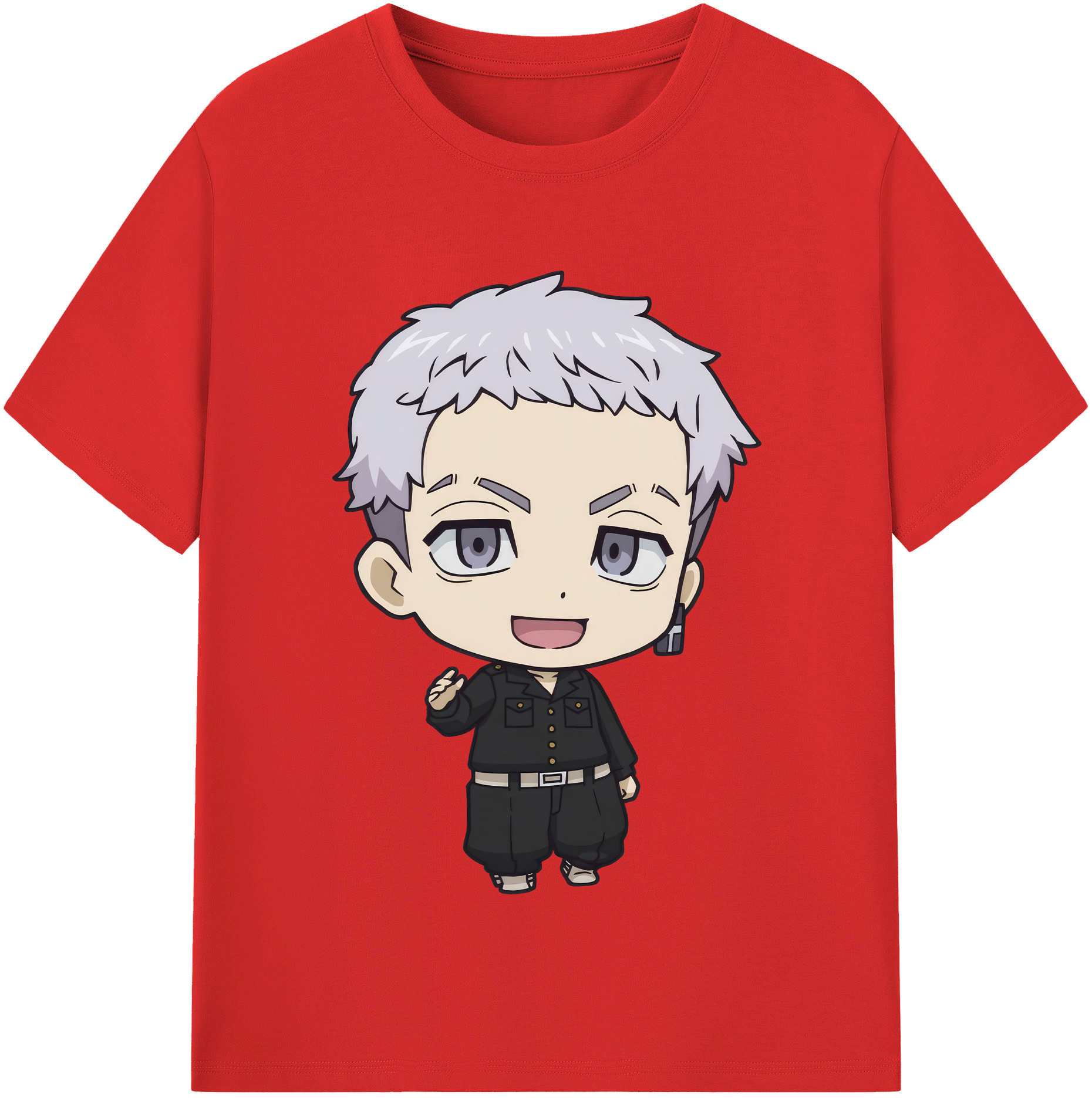 （画像用） 東京リベンジャーズ Tokyo Revengers 綿100％半袖Tシャツ（フロントプリント）