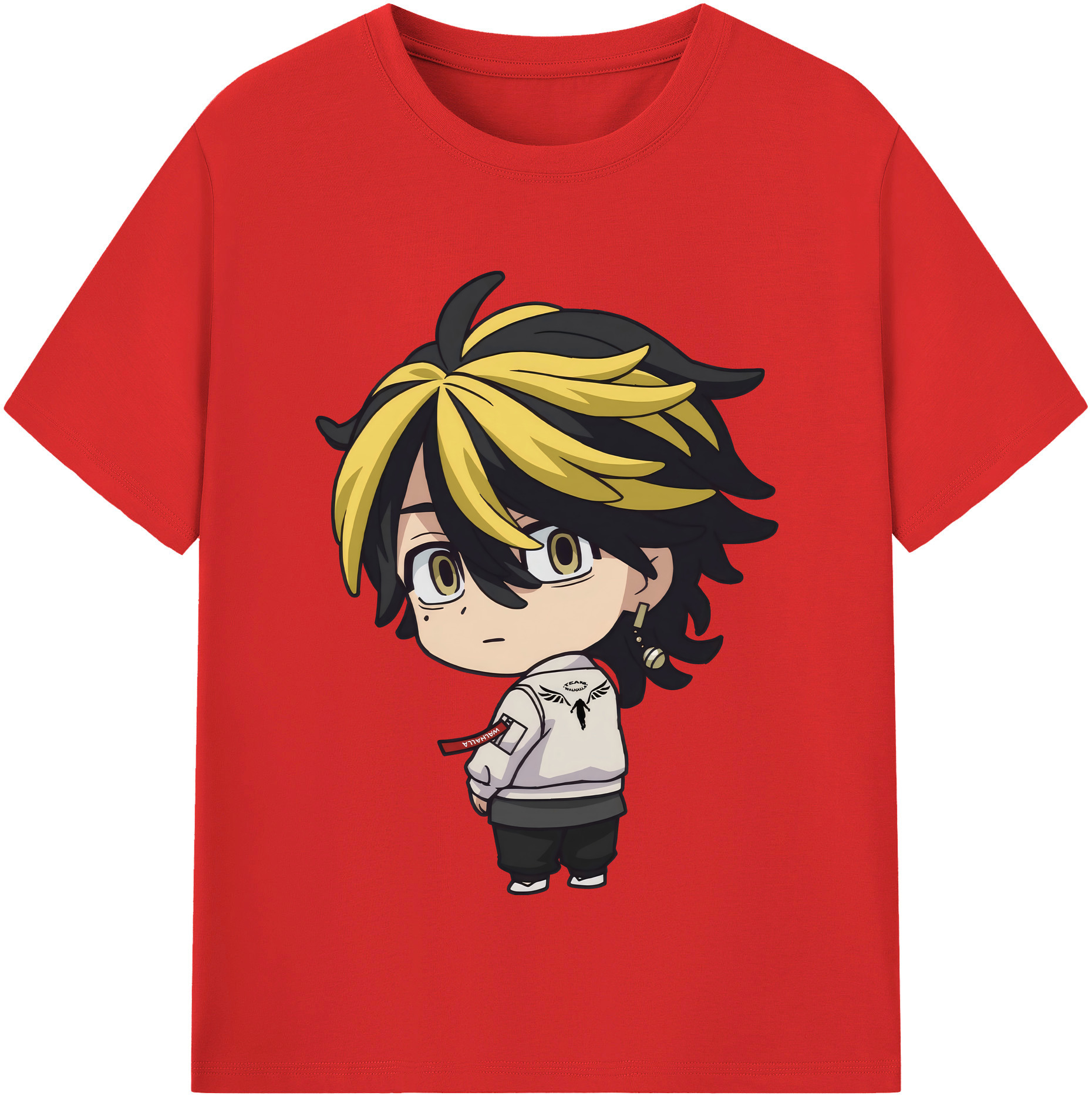 （画像用） 東京リベンジャーズ Tokyo Revengers 綿100％半袖Tシャツ（フロントプリント）