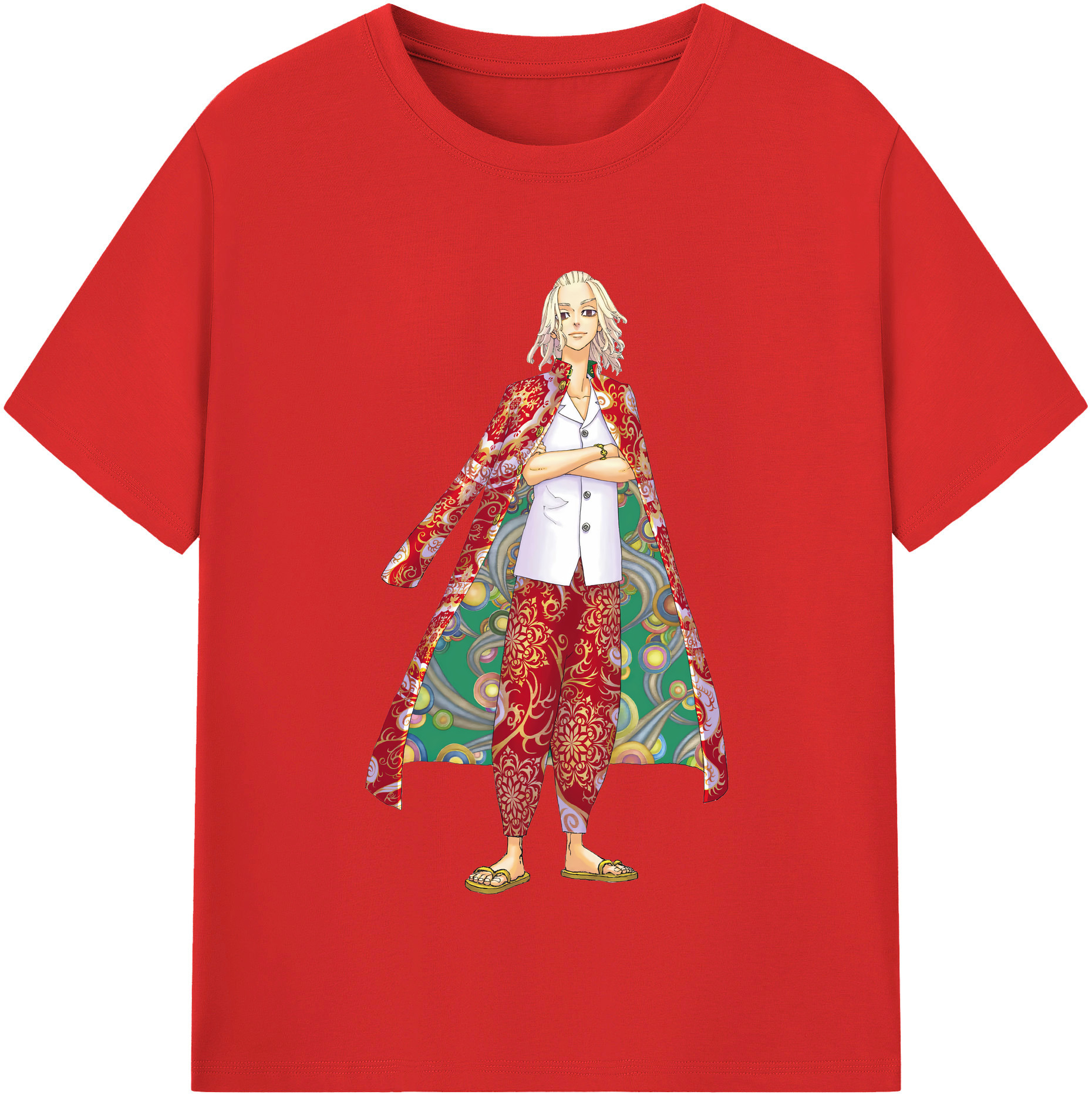 （画像用） 東京リベンジャーズ Tokyo Revengers 綿100％半袖Tシャツ（フロントプリント）