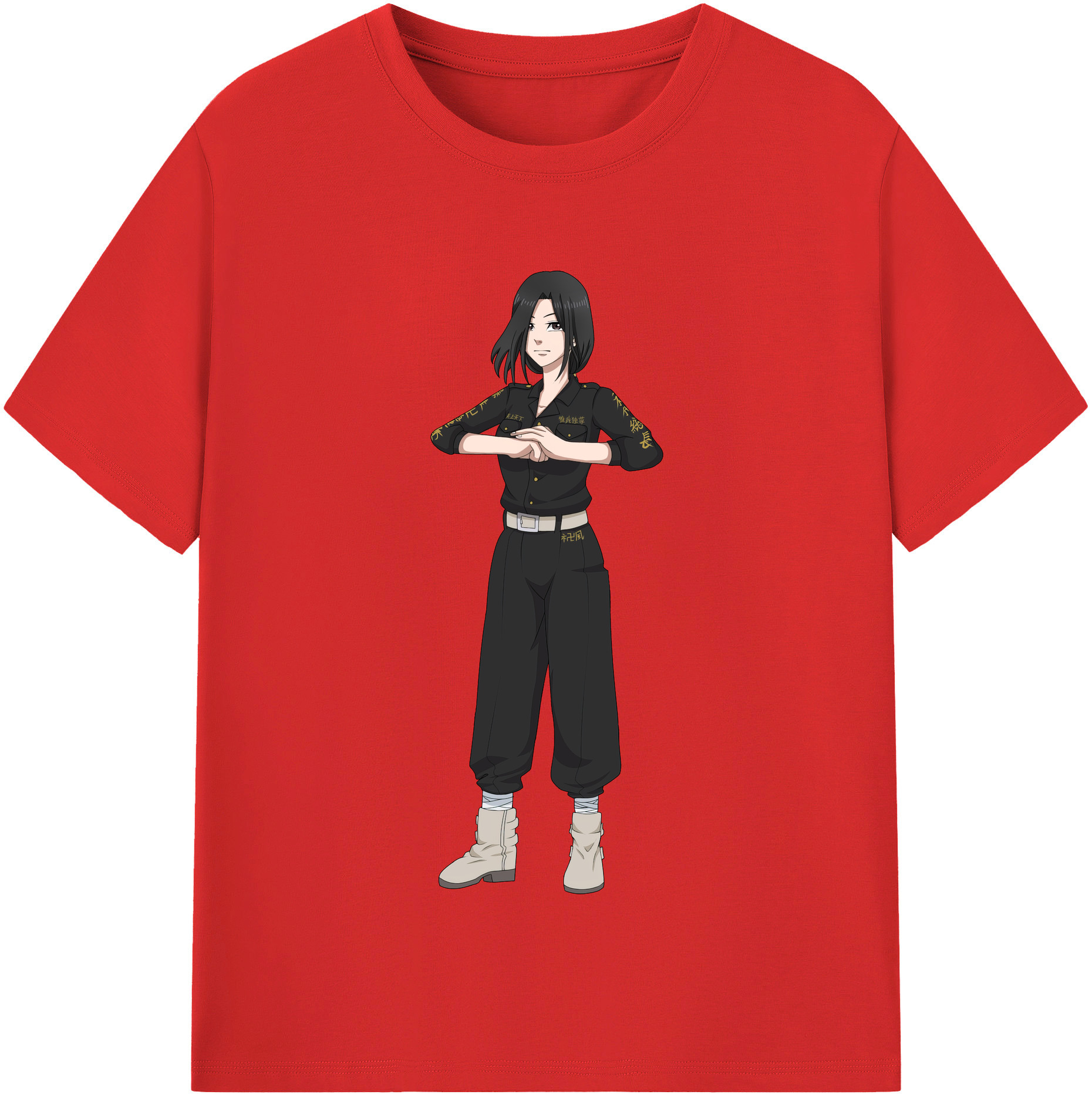 （画像用） 東京リベンジャーズ Tokyo Revengers 綿100％半袖Tシャツ（フロントプリント）