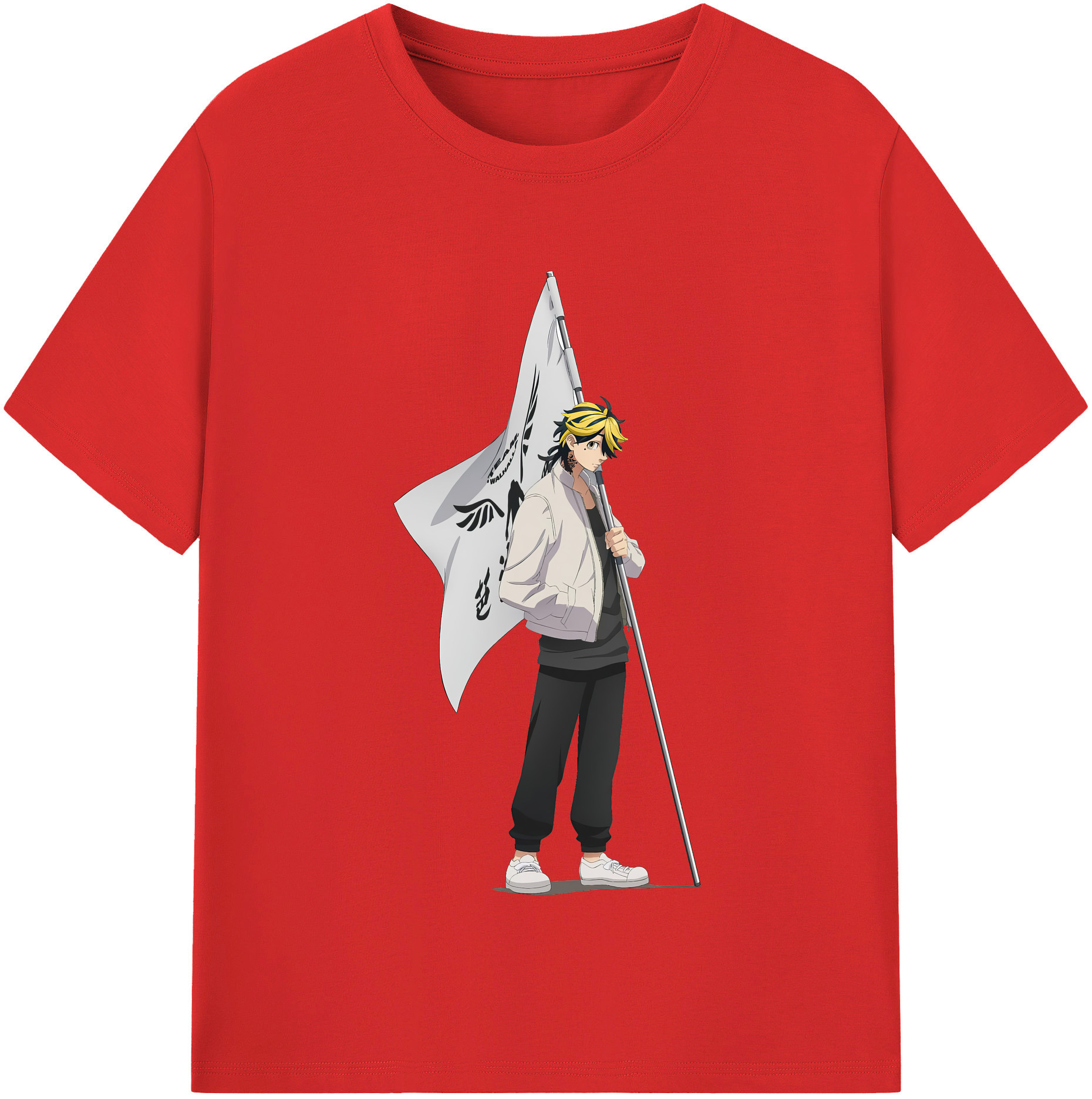 （画像用） 東京リベンジャーズ Tokyo Revengers 綿100％半袖Tシャツ（フロントプリント）