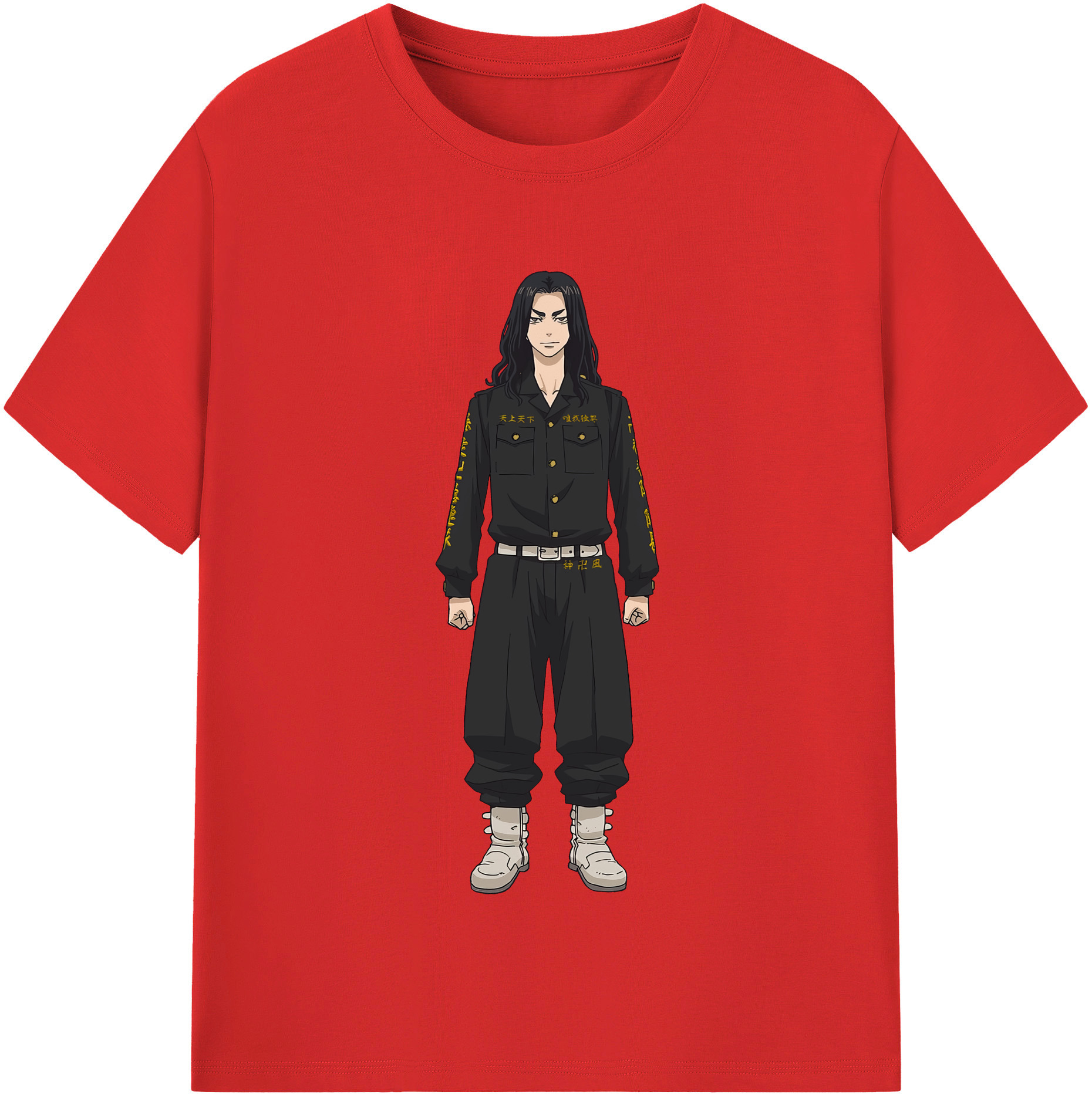 （画像用） 東京リベンジャーズ Tokyo Revengers 綿100％半袖Tシャツ（フロントプリント）