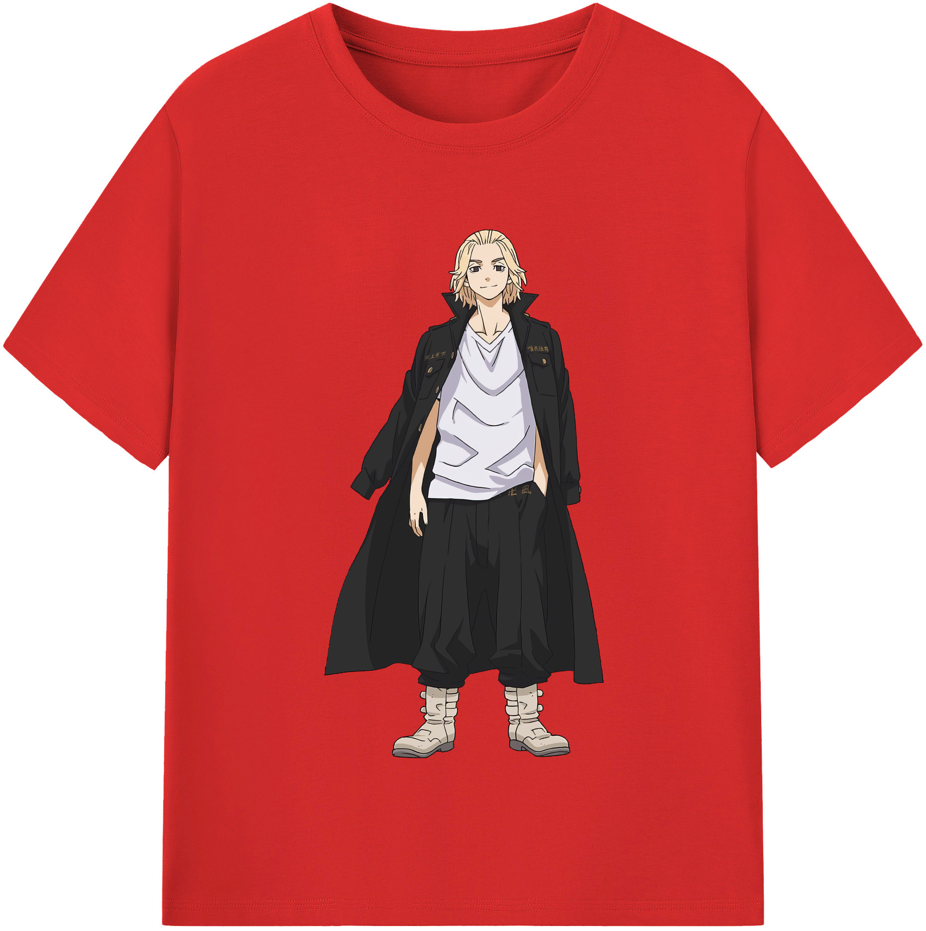 （画像用） 東京リベンジャーズ Tokyo Revengers 綿100％半袖Tシャツ（フロントプリント）
