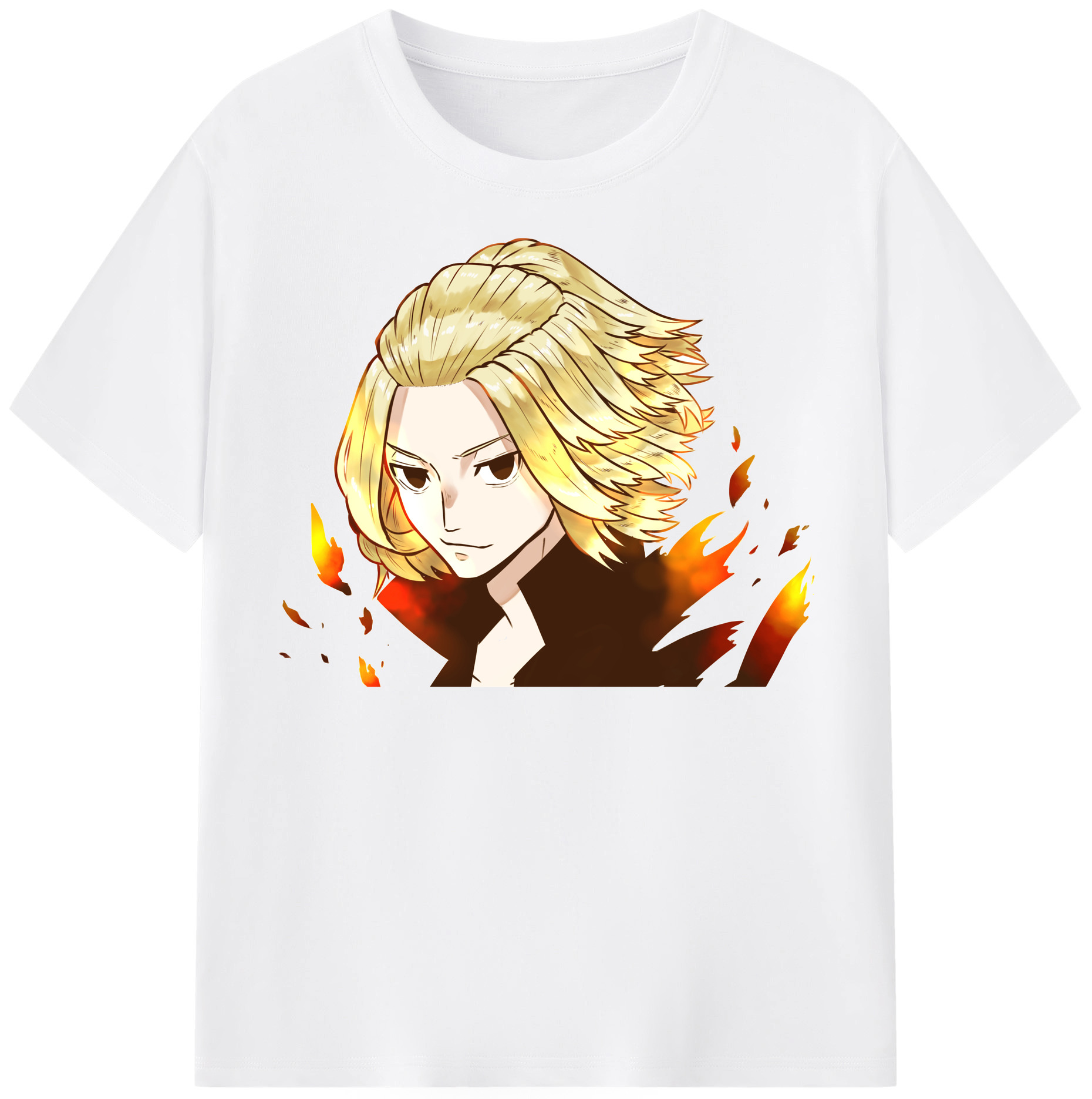 （画像用） 東京リベンジャーズ Tokyo Revengers 綿100％半袖Tシャツ（フロントプリント）