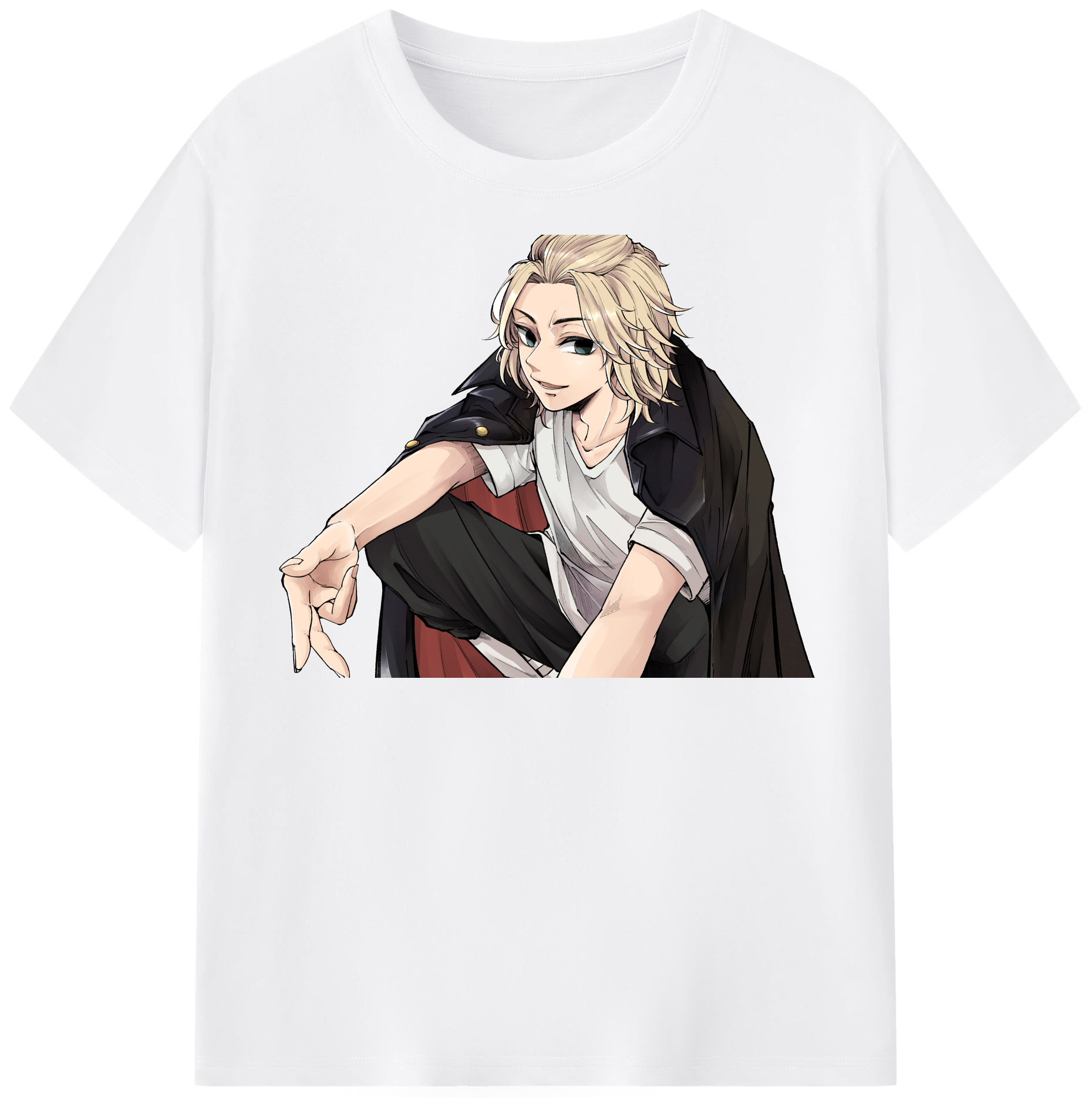 （画像用） 東京リベンジャーズ Tokyo Revengers 綿100％半袖Tシャツ（フロントプリント）