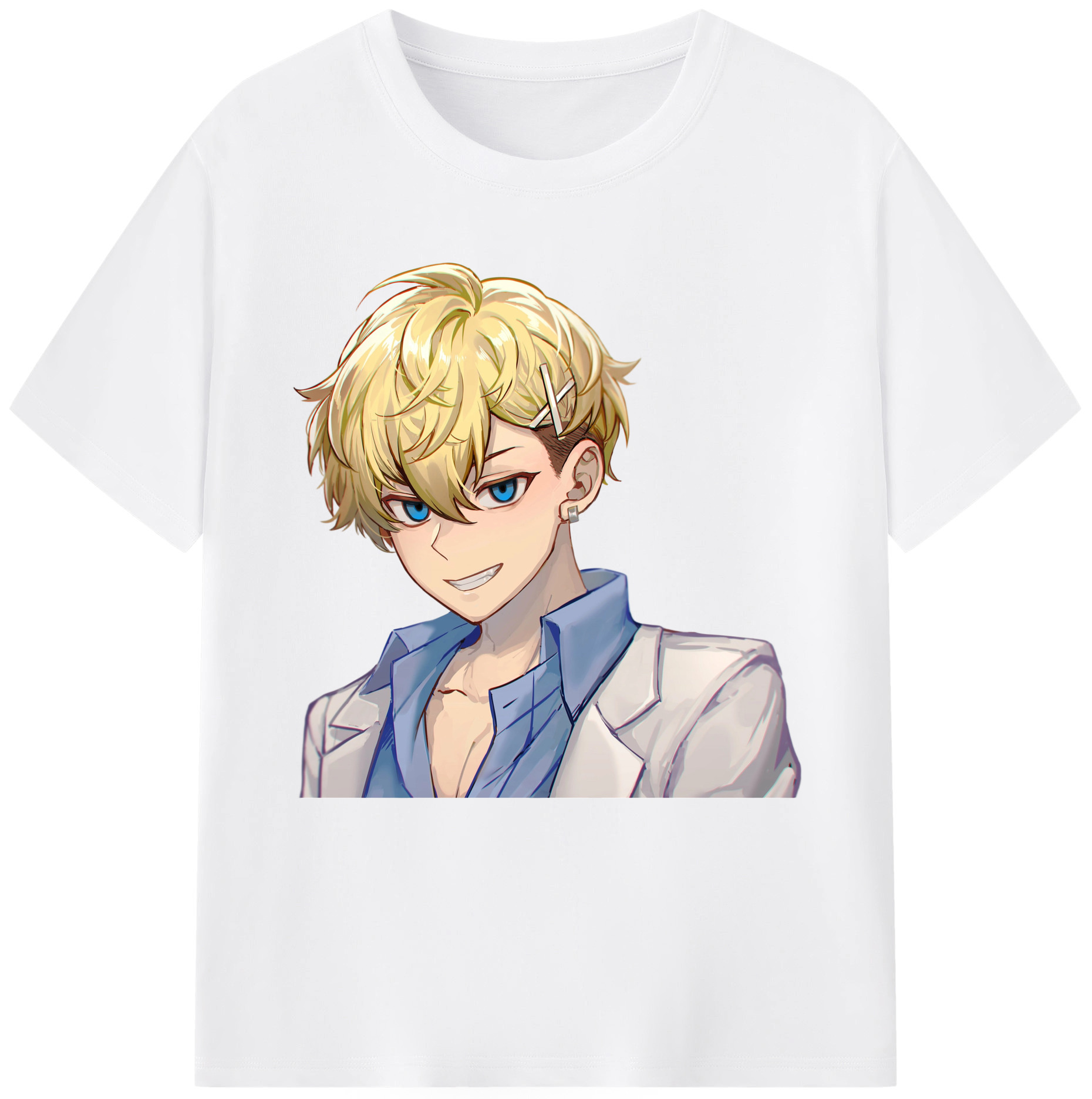 （画像用） 東京リベンジャーズ Tokyo Revengers 綿100％半袖Tシャツ（フロントプリント）