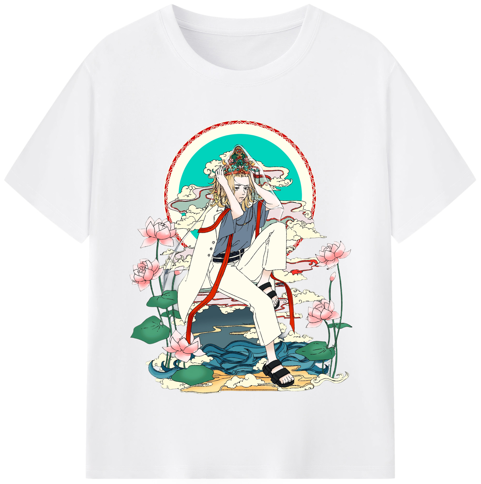 （画像用） 東京リベンジャーズ Tokyo Revengers 綿100％半袖Tシャツ（フロントプリント）