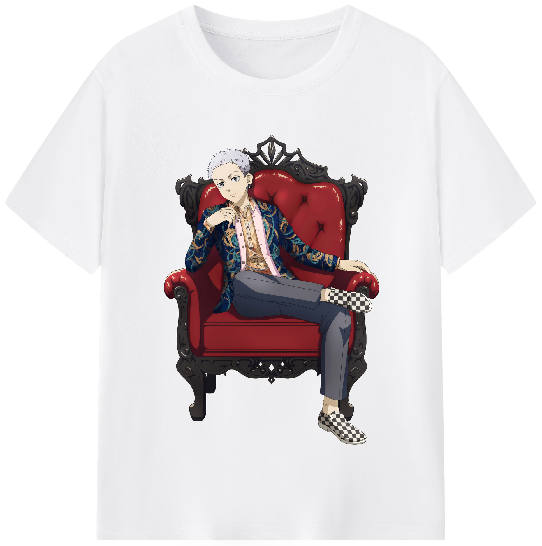 （画像用） 東京リベンジャーズ Tokyo Revengers 綿100％半袖Tシャツ（フロントプリント）