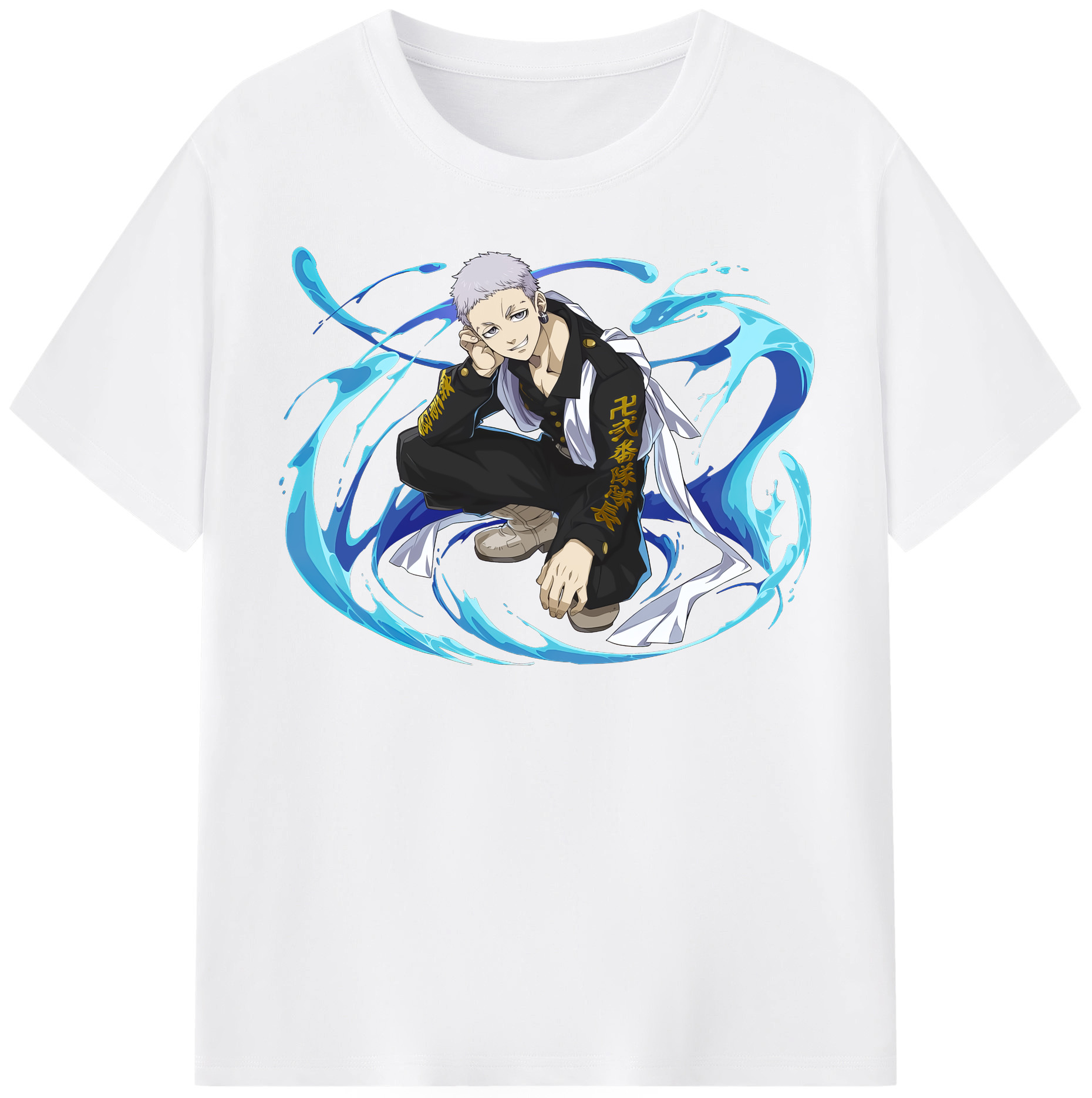 （画像用） 東京リベンジャーズ Tokyo Revengers 綿100％半袖Tシャツ（フロントプリント）
