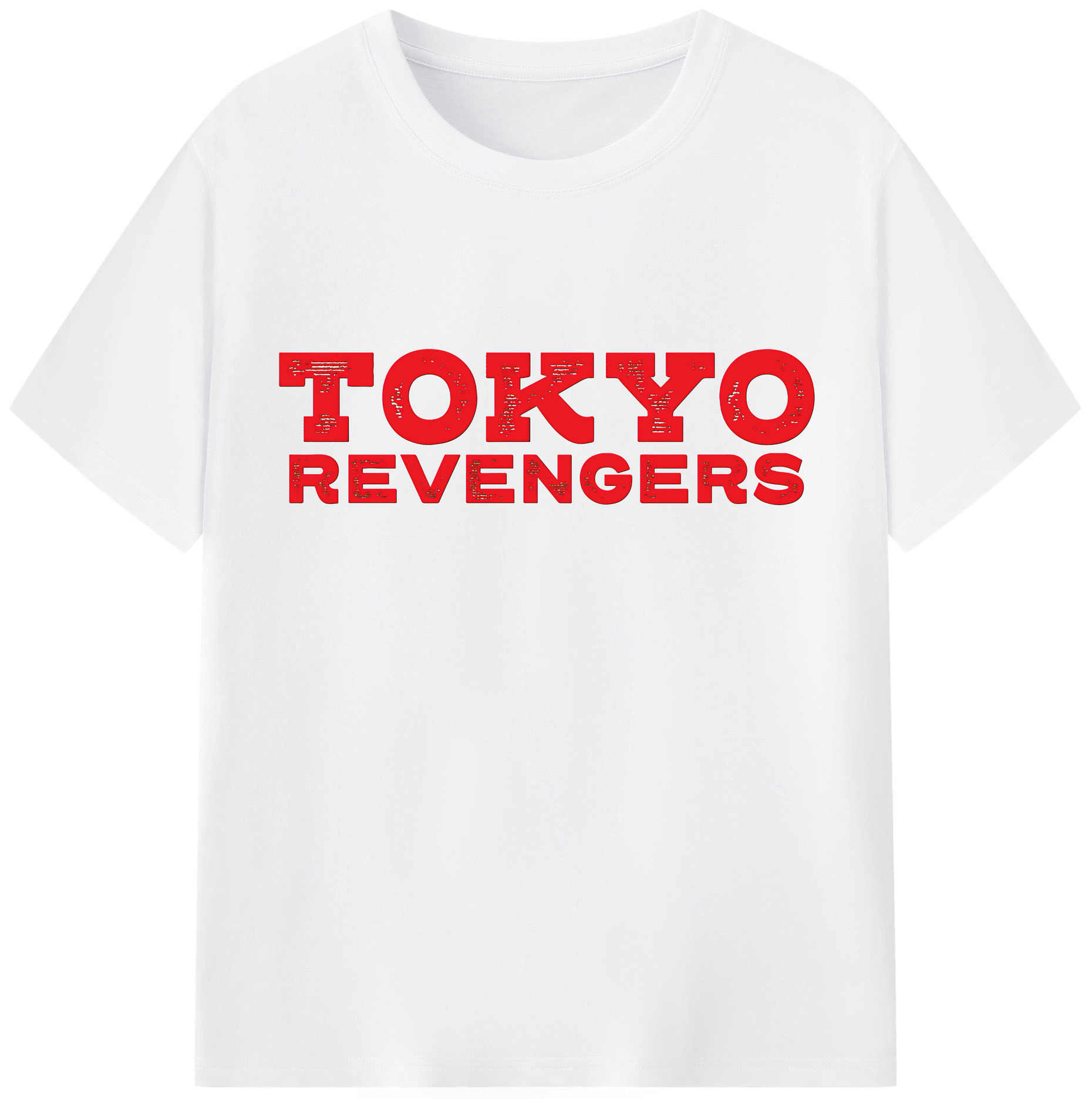 （画像用） 東京リベンジャーズ Tokyo Revengers 綿100％半袖Tシャツ（フロントプリント）