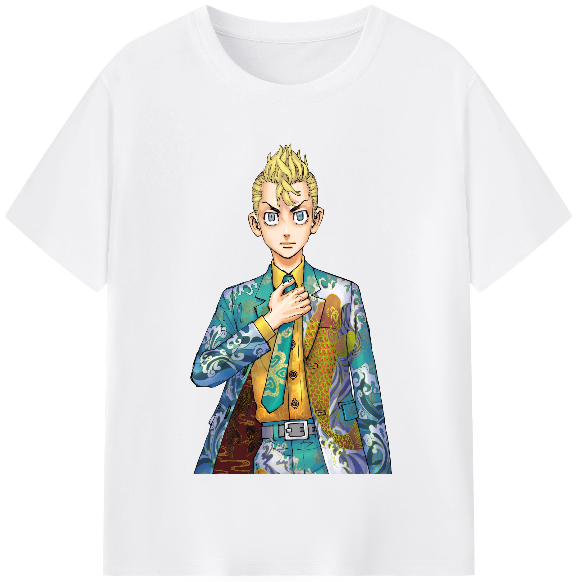 （画像用） 東京リベンジャーズ Tokyo Revengers 綿100％半袖Tシャツ（フロントプリント）