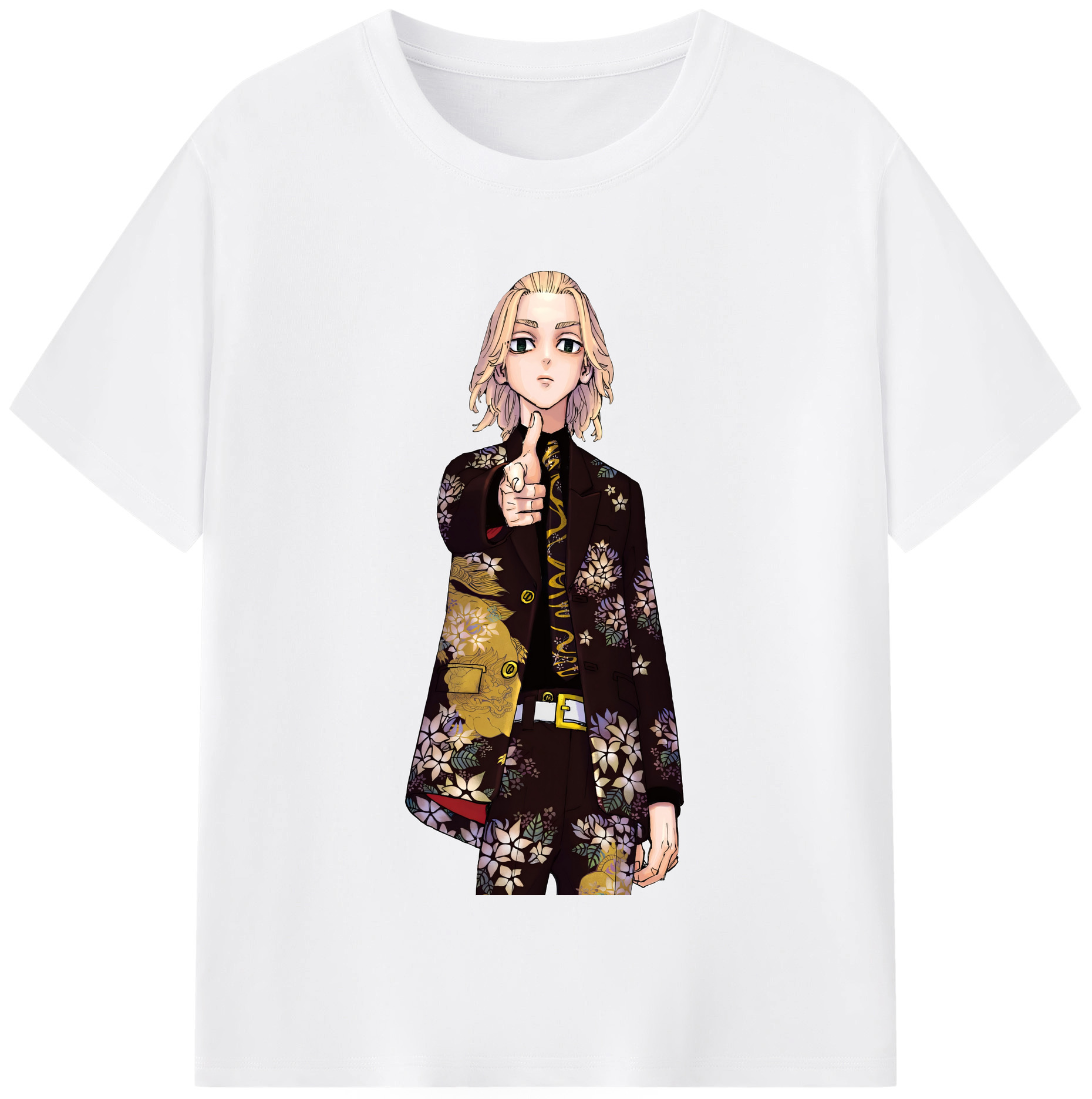（画像用） 東京リベンジャーズ Tokyo Revengers 綿100％半袖Tシャツ（フロントプリント）