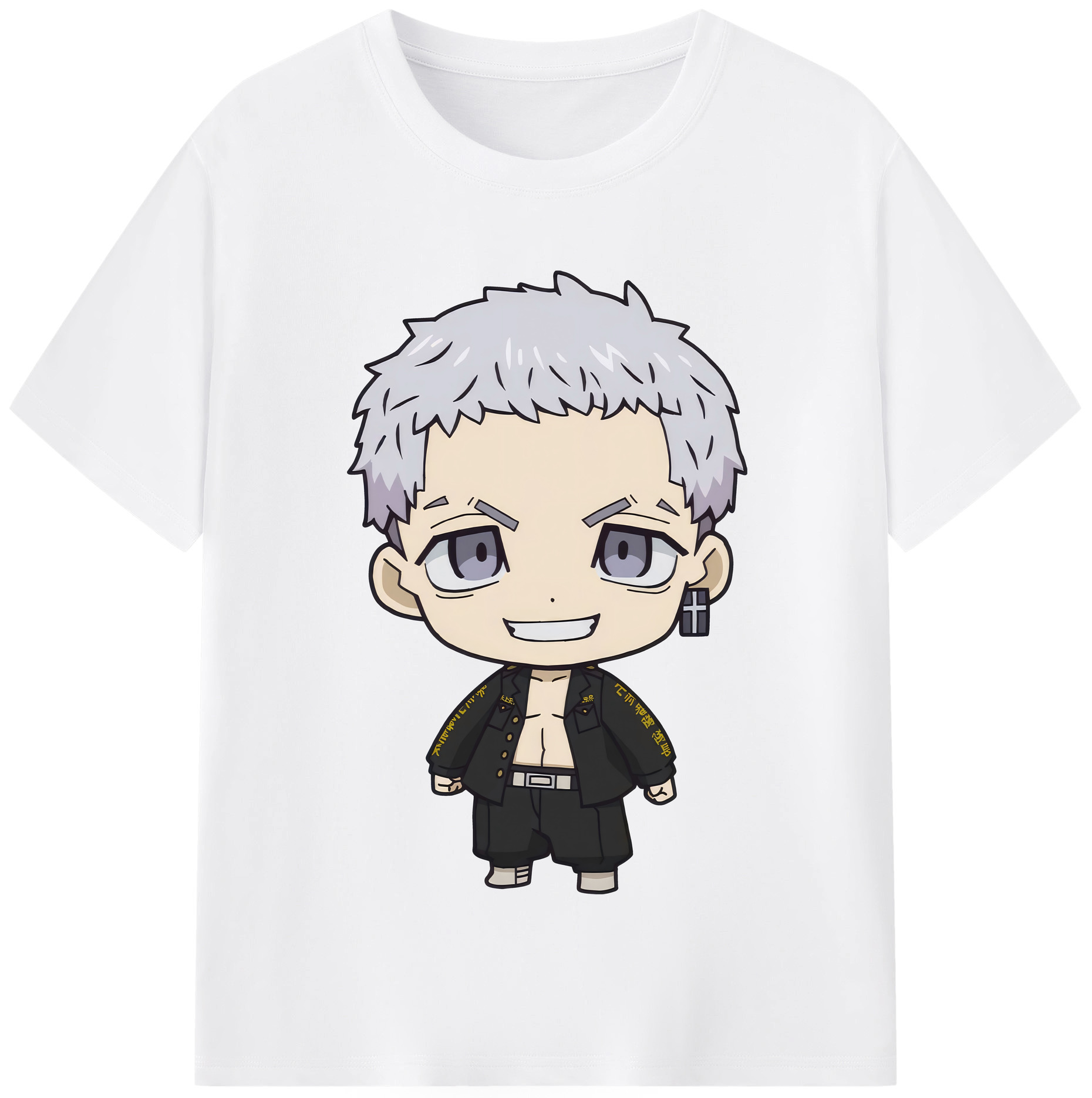（画像用） 東京リベンジャーズ Tokyo Revengers 綿100％半袖Tシャツ（フロントプリント）