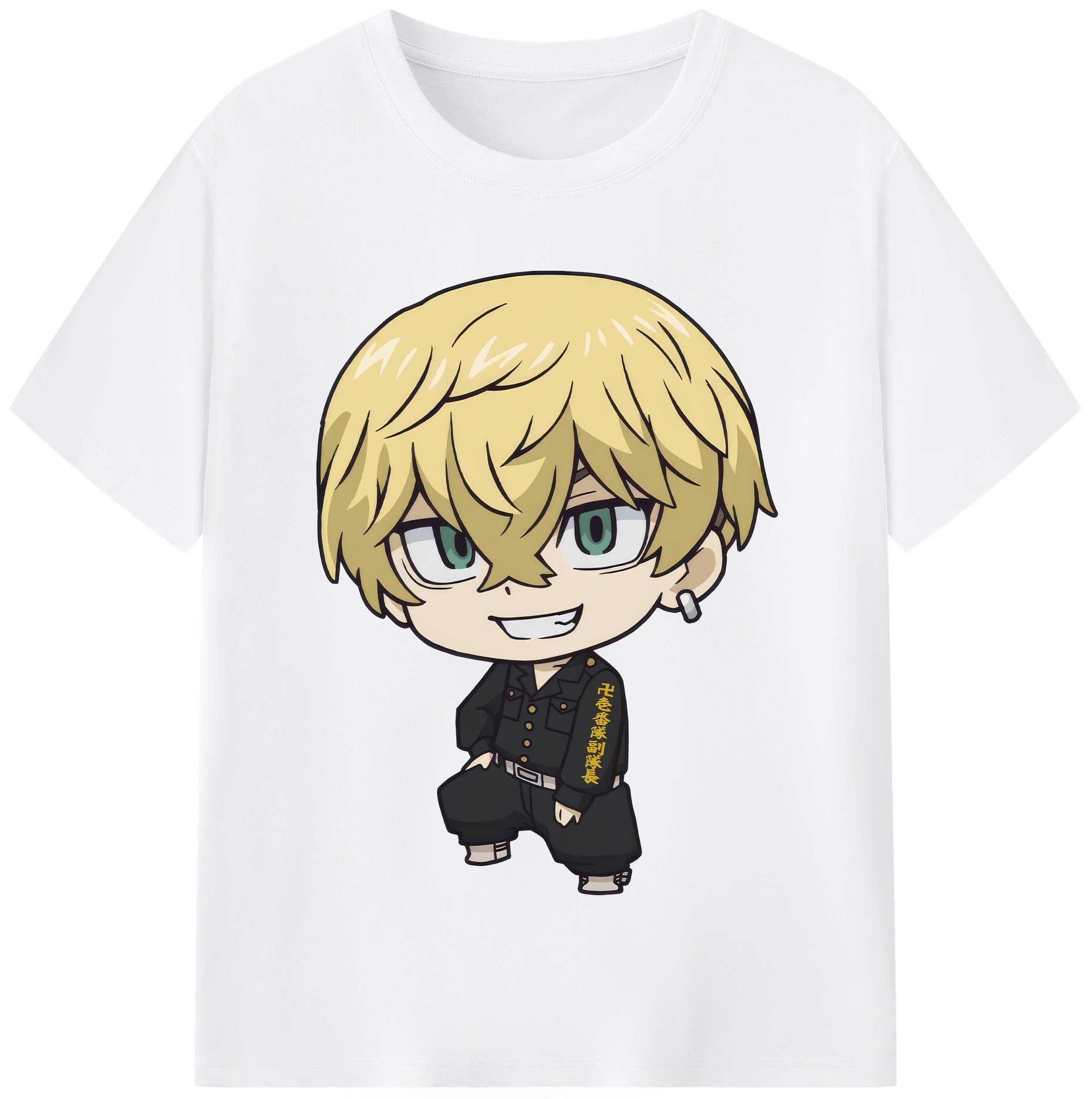 （画像用） 東京リベンジャーズ Tokyo Revengers 綿100％半袖Tシャツ（フロントプリント）
