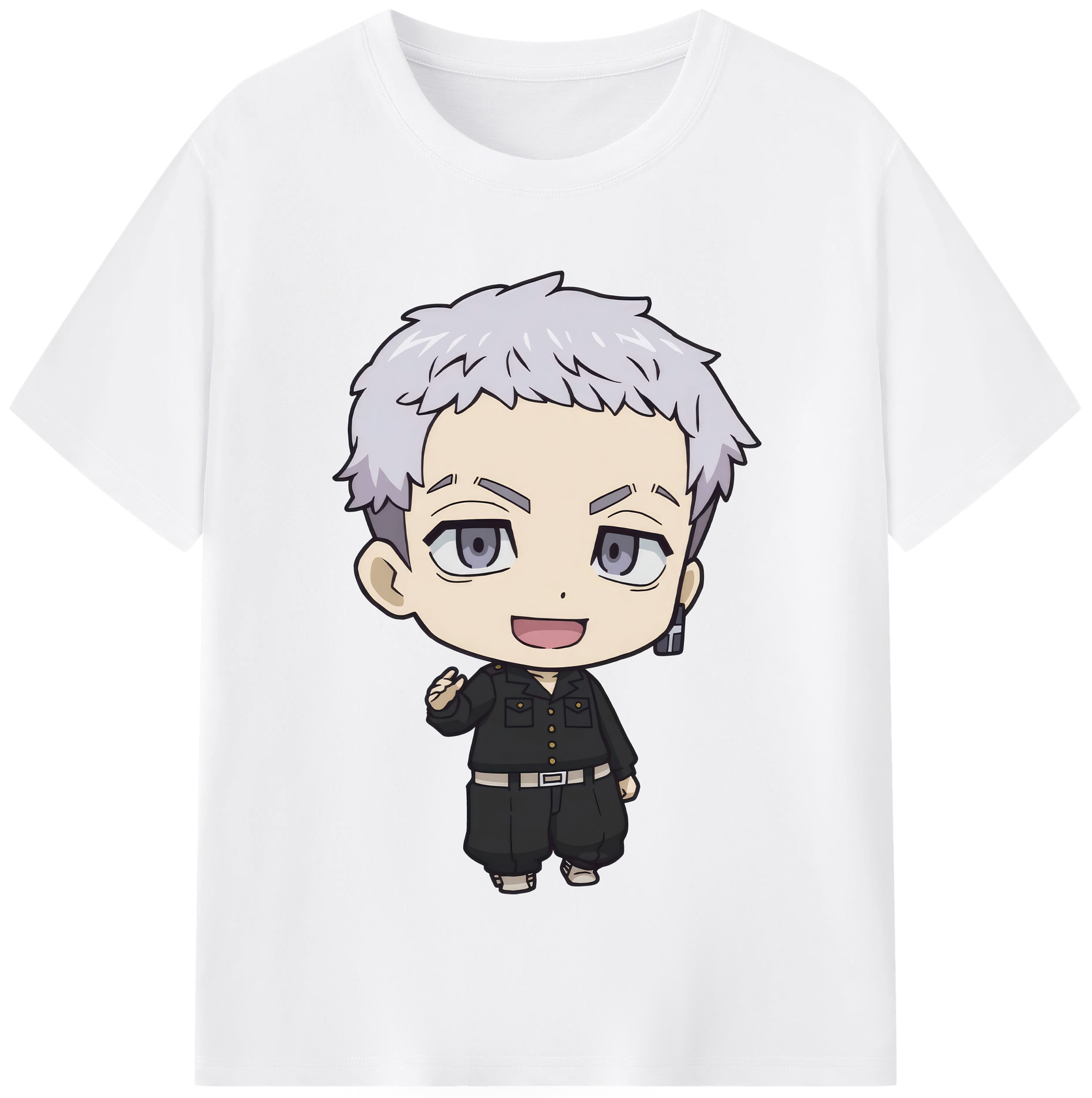 （画像用） 東京リベンジャーズ Tokyo Revengers 綿100％半袖Tシャツ（フロントプリント）