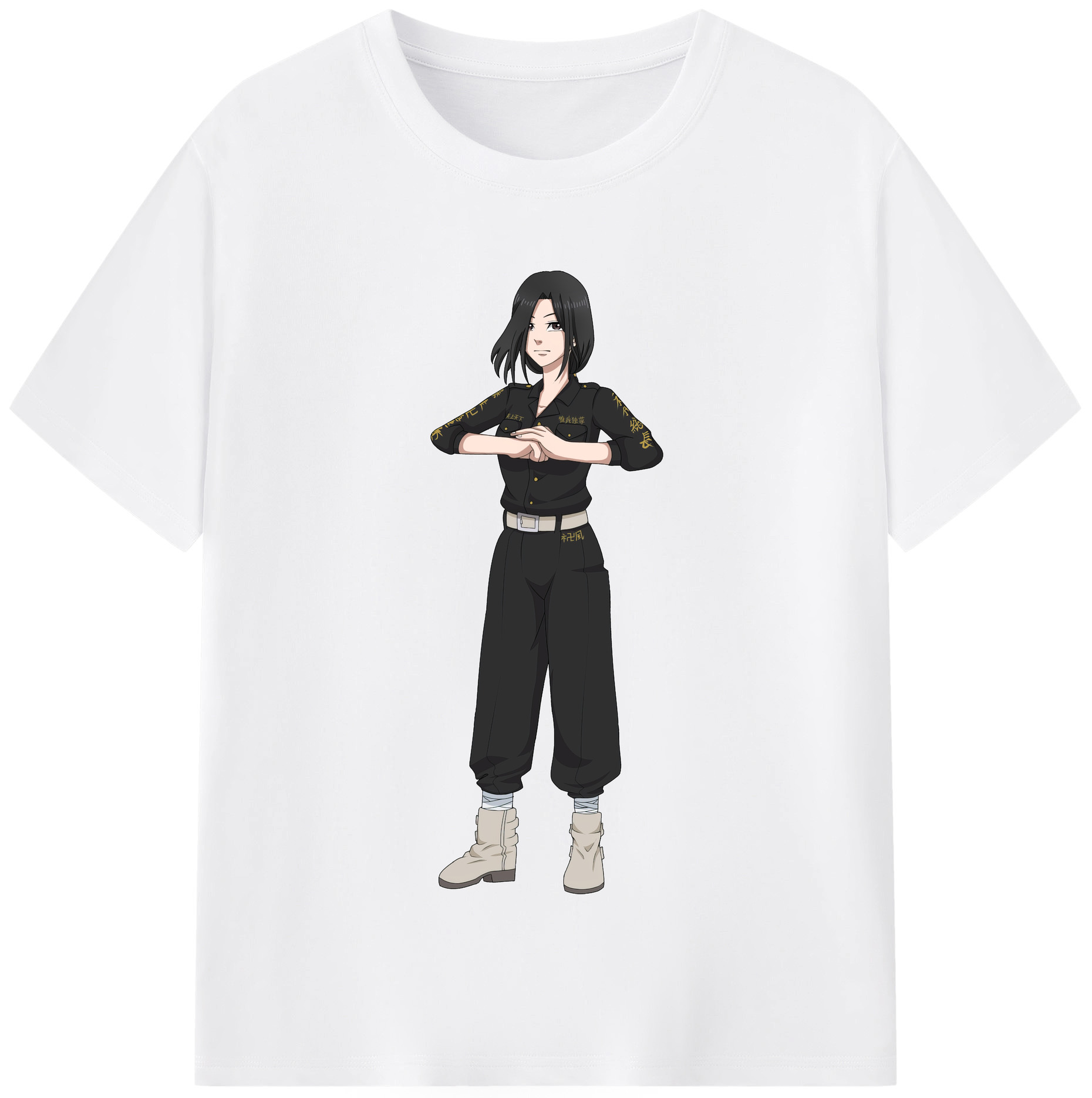 （画像用） 東京リベンジャーズ Tokyo Revengers 綿100％半袖Tシャツ（フロントプリント）